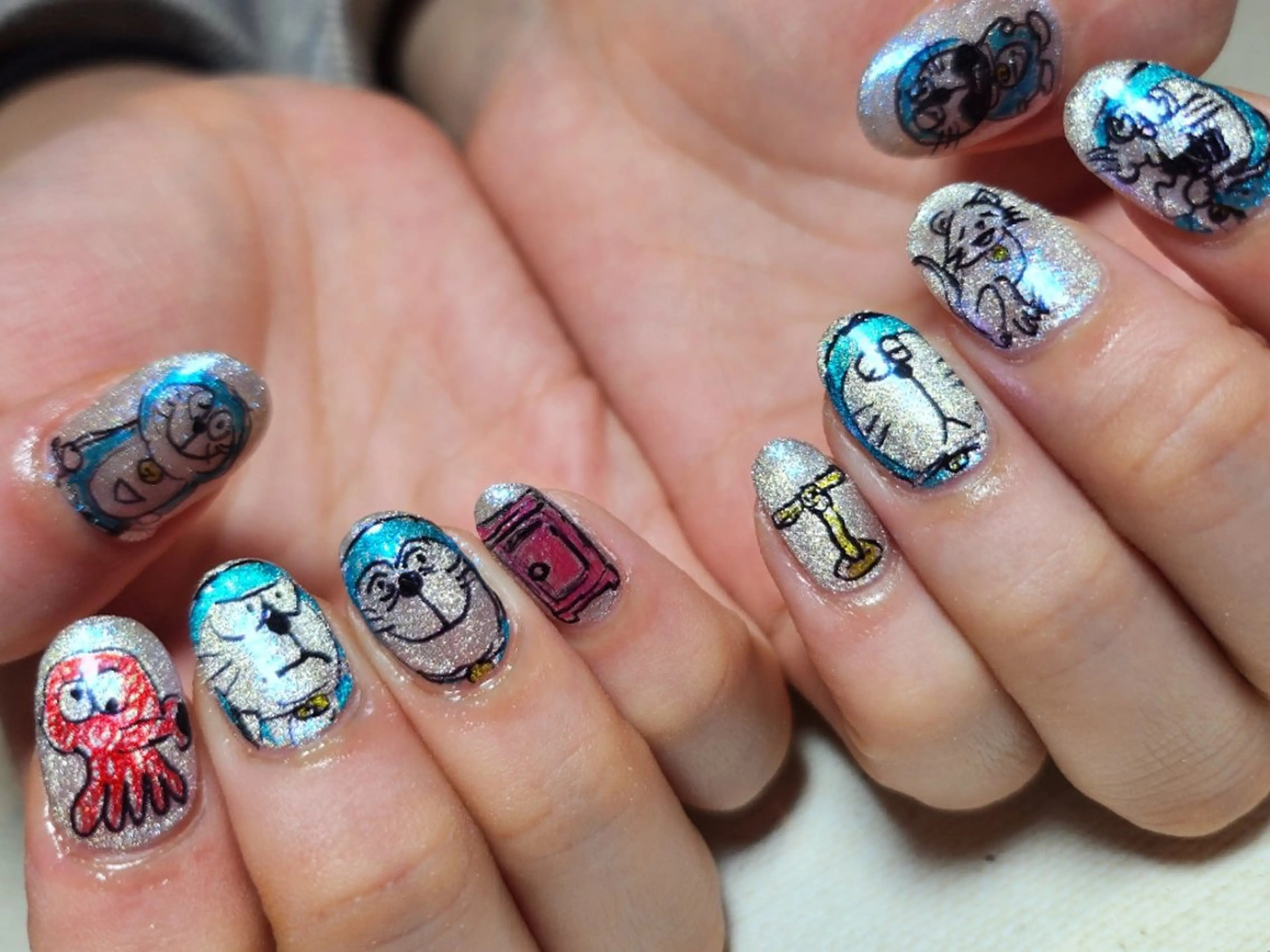 ネイル アートネイル 💜bora .のネイルデザイン