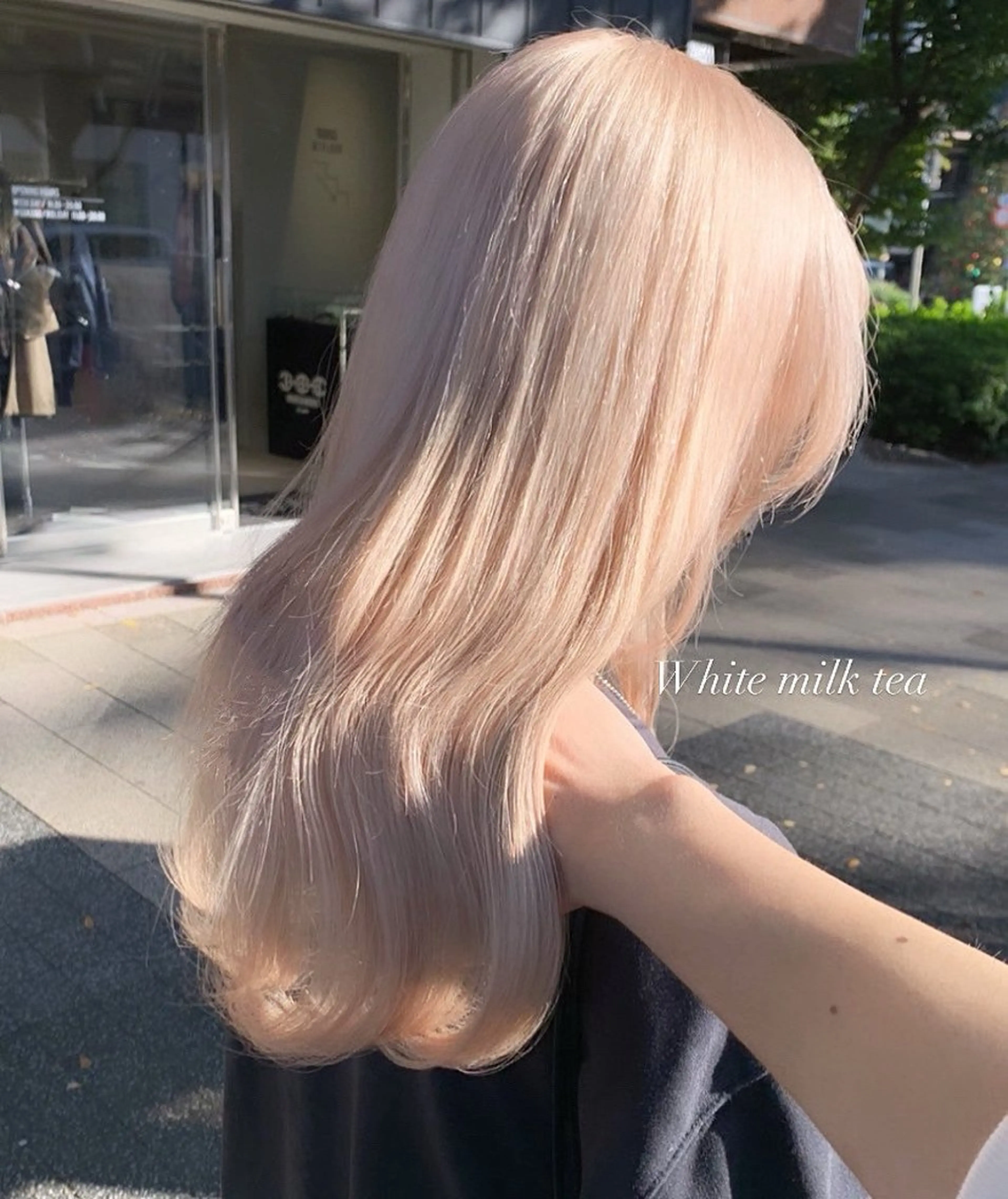 ロング カラー ✨LOWRL渋谷✨ しゅけ／ハイトーンのヘアスタイル