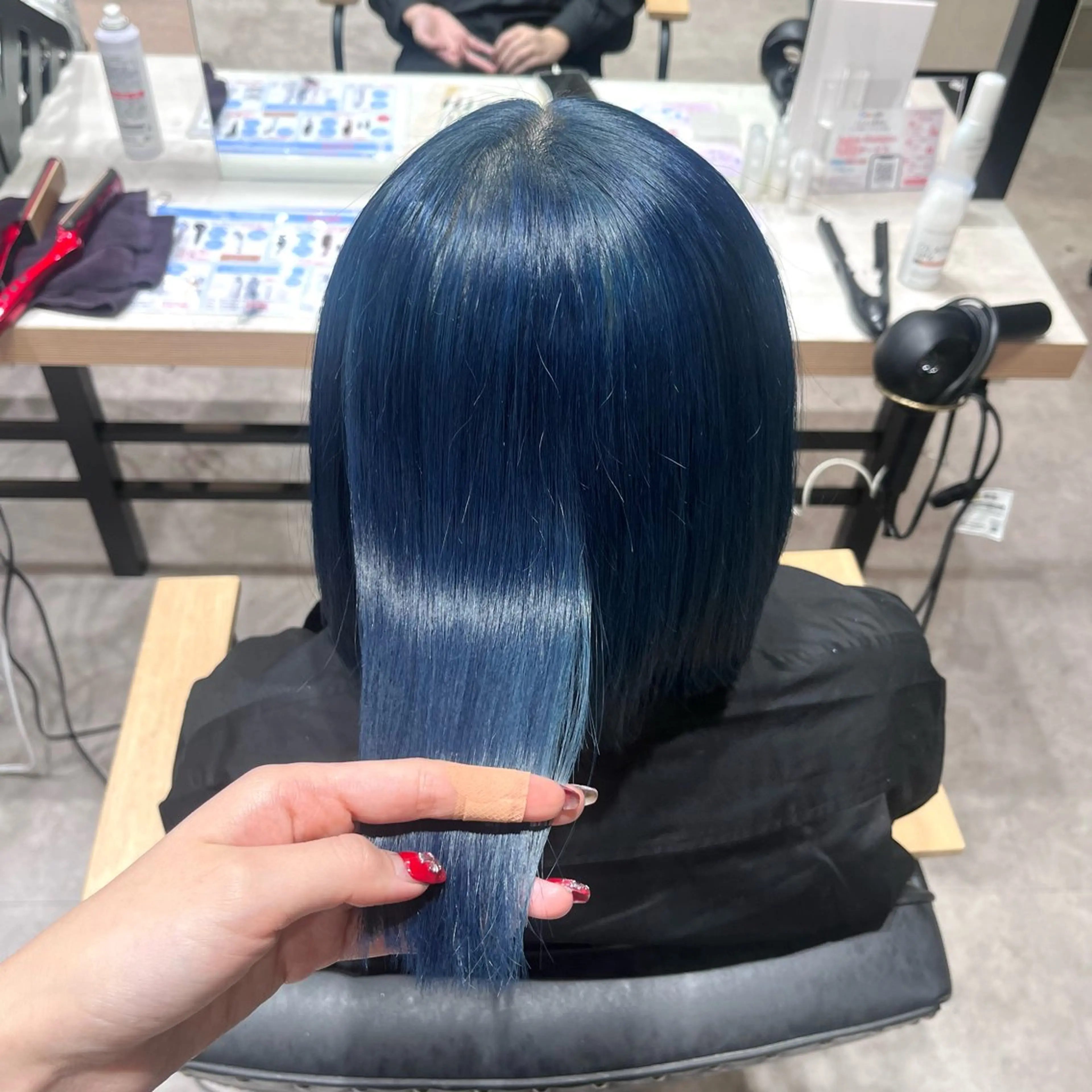 ミディアム カラー ヘアカラー トリートメント 🩶レイナ🩶 color/nailのヘアスタイル