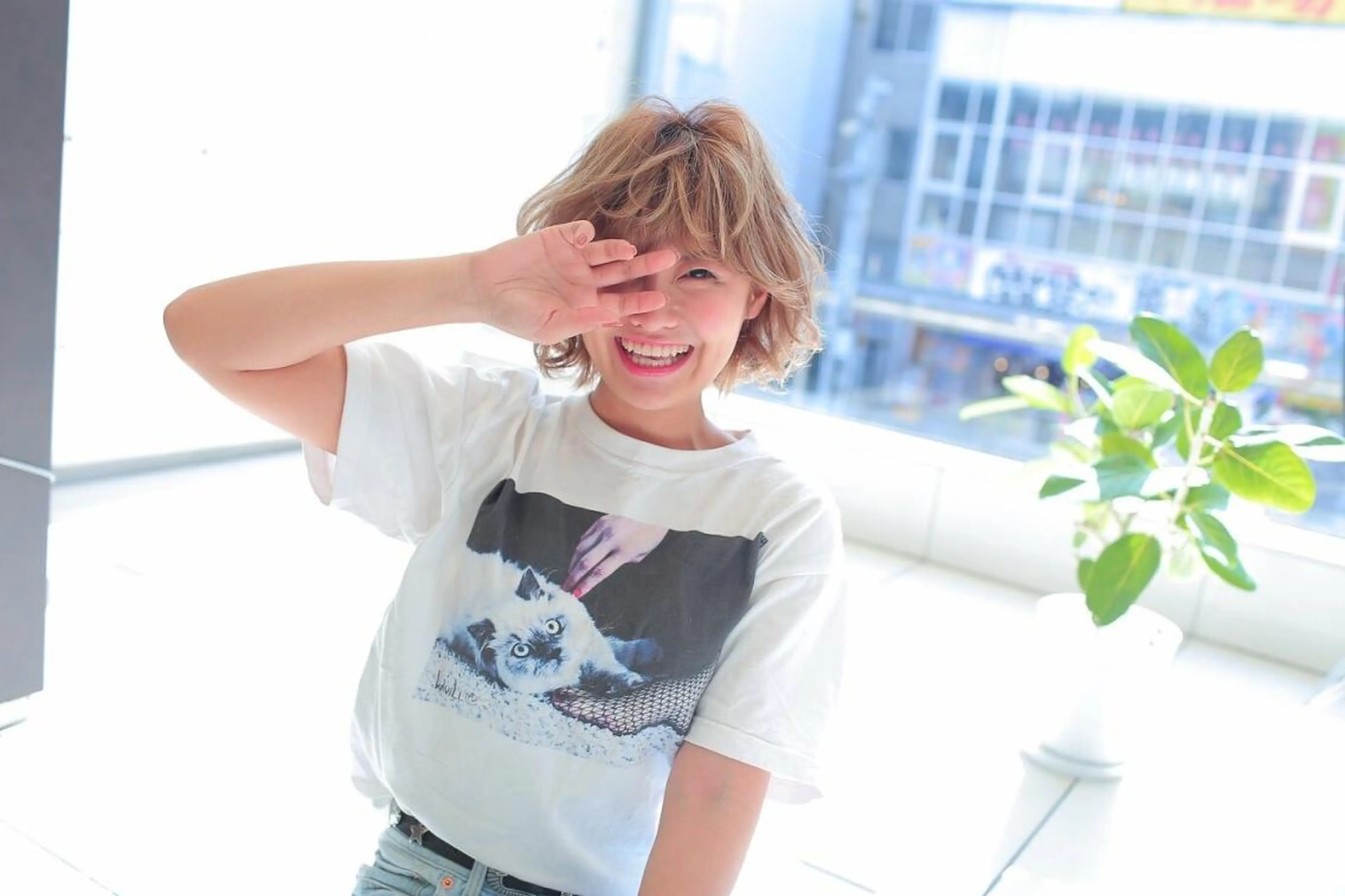 ヘアアレンジ 透明感カラー💖 Stylist佐藤澪のマツエク・マツパデザイン