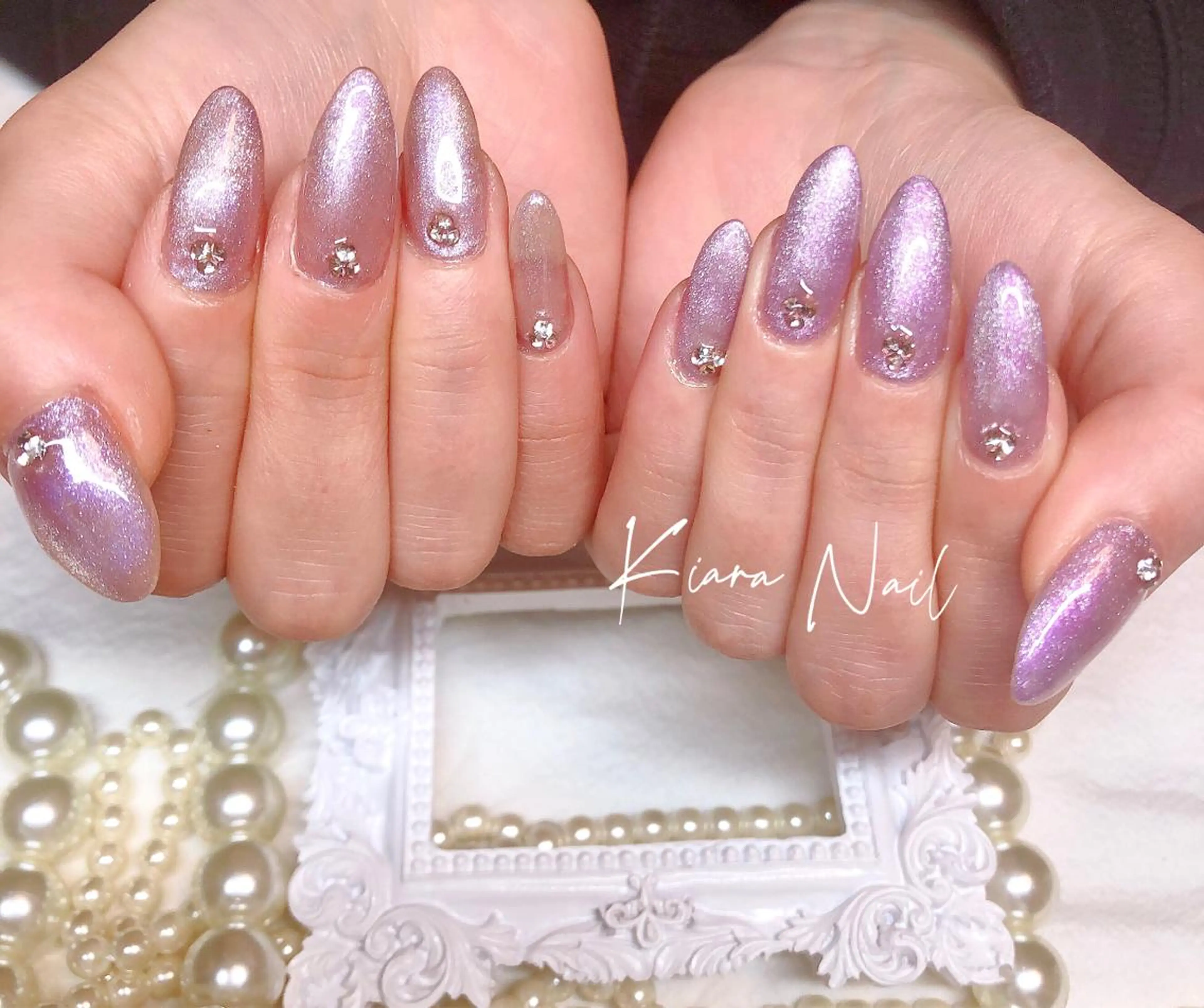 ネイル マグネットネイル 🍭Kiara Nail🍭のネイルデザイン