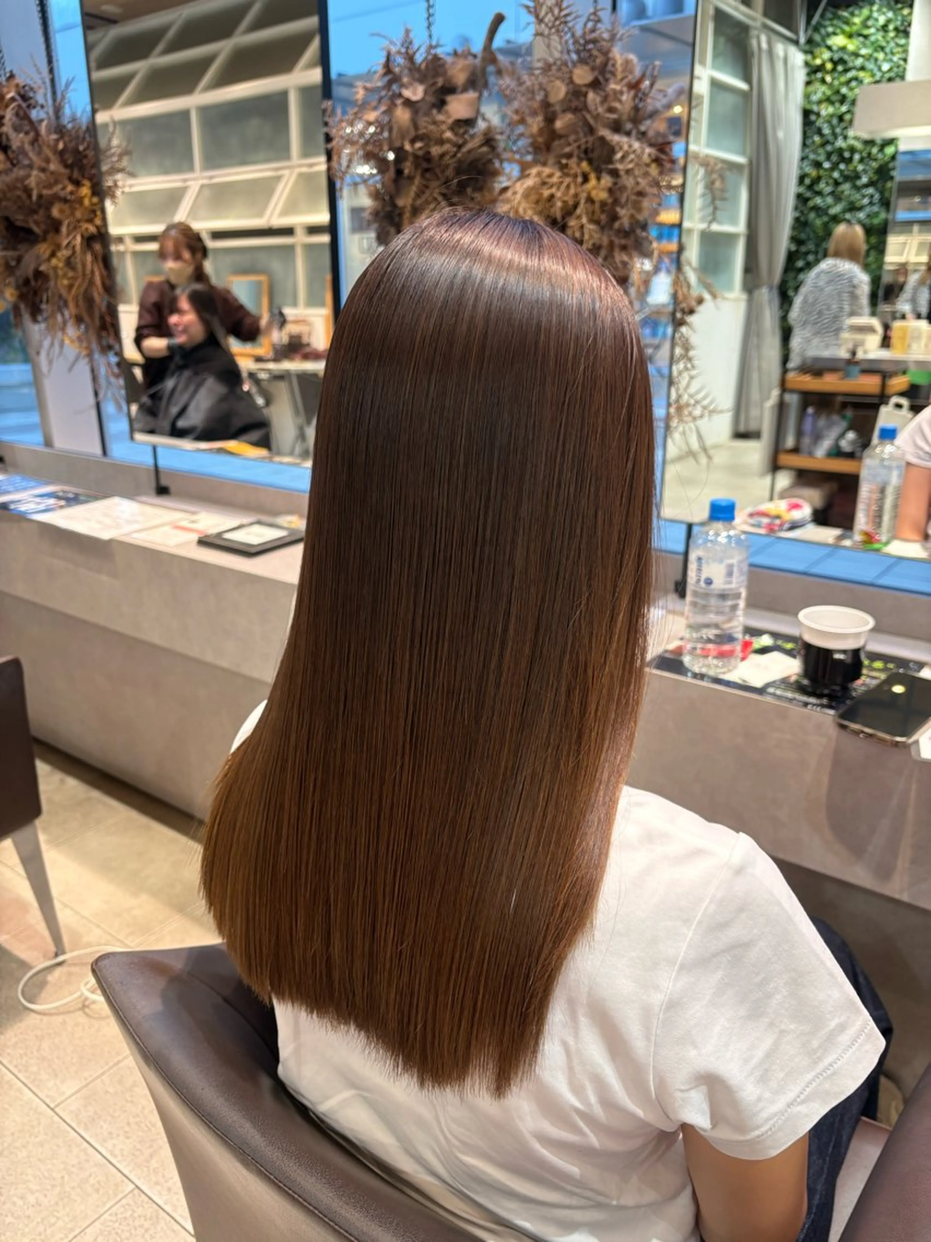 ロング カット ヘアカラー 縮毛矯正 Lolonois 森ノ宮/RINのヘアスタイル