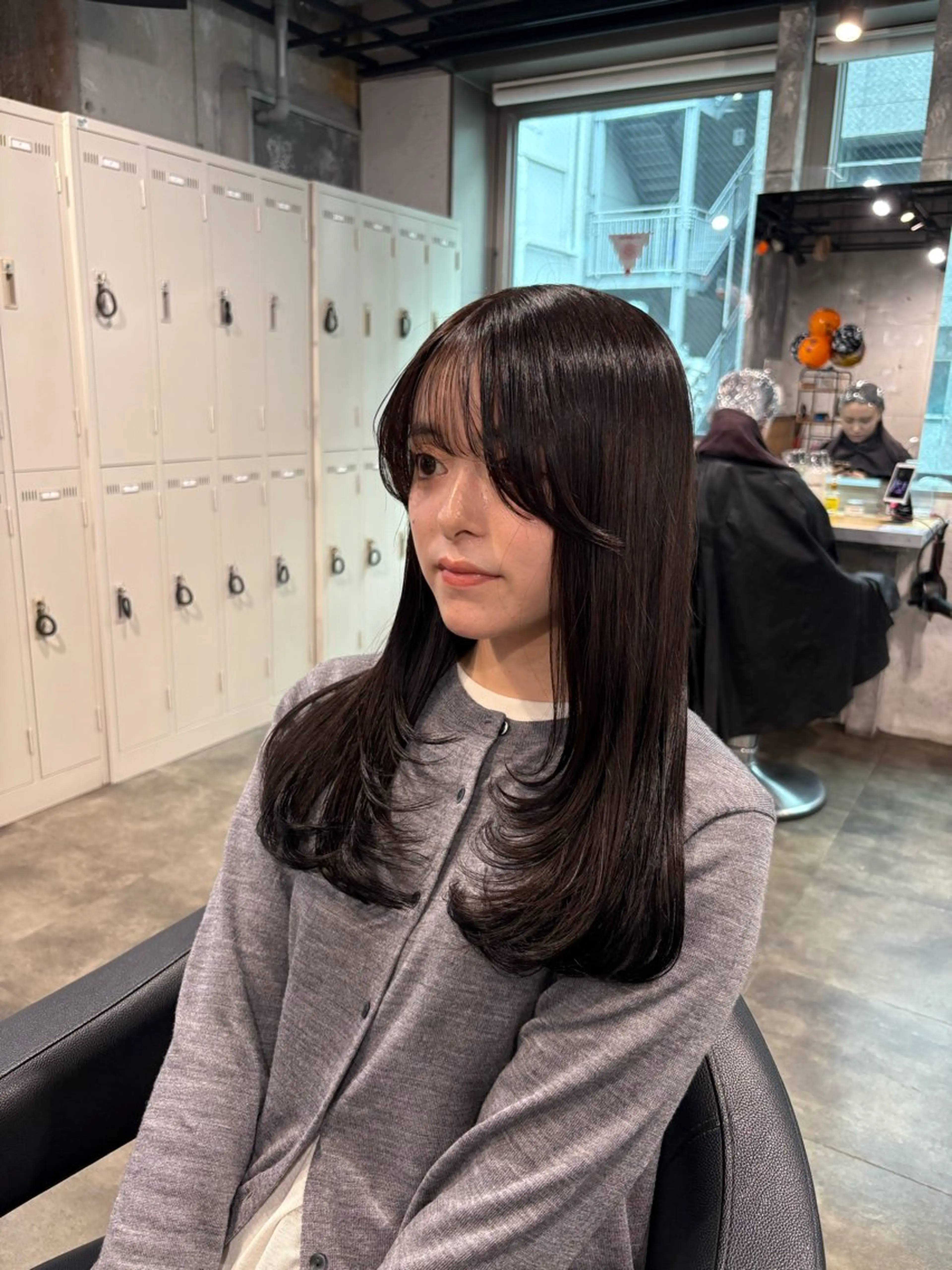 ロング カラー カット ヘアカラー ハイトーン 横浜💞ミオのヘアスタイル