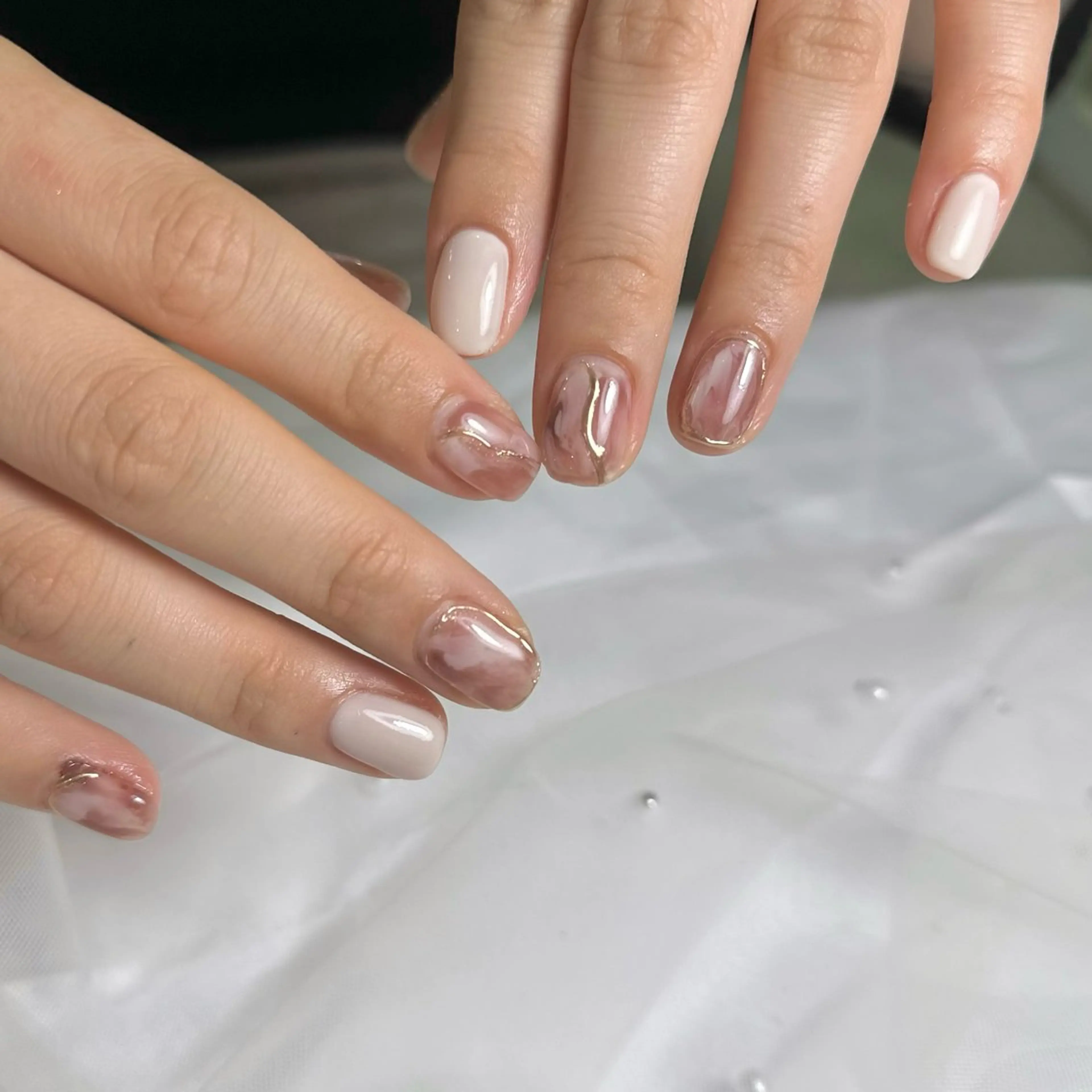 ネイル ニュアンスネイル Monart moeのネイルデザイン