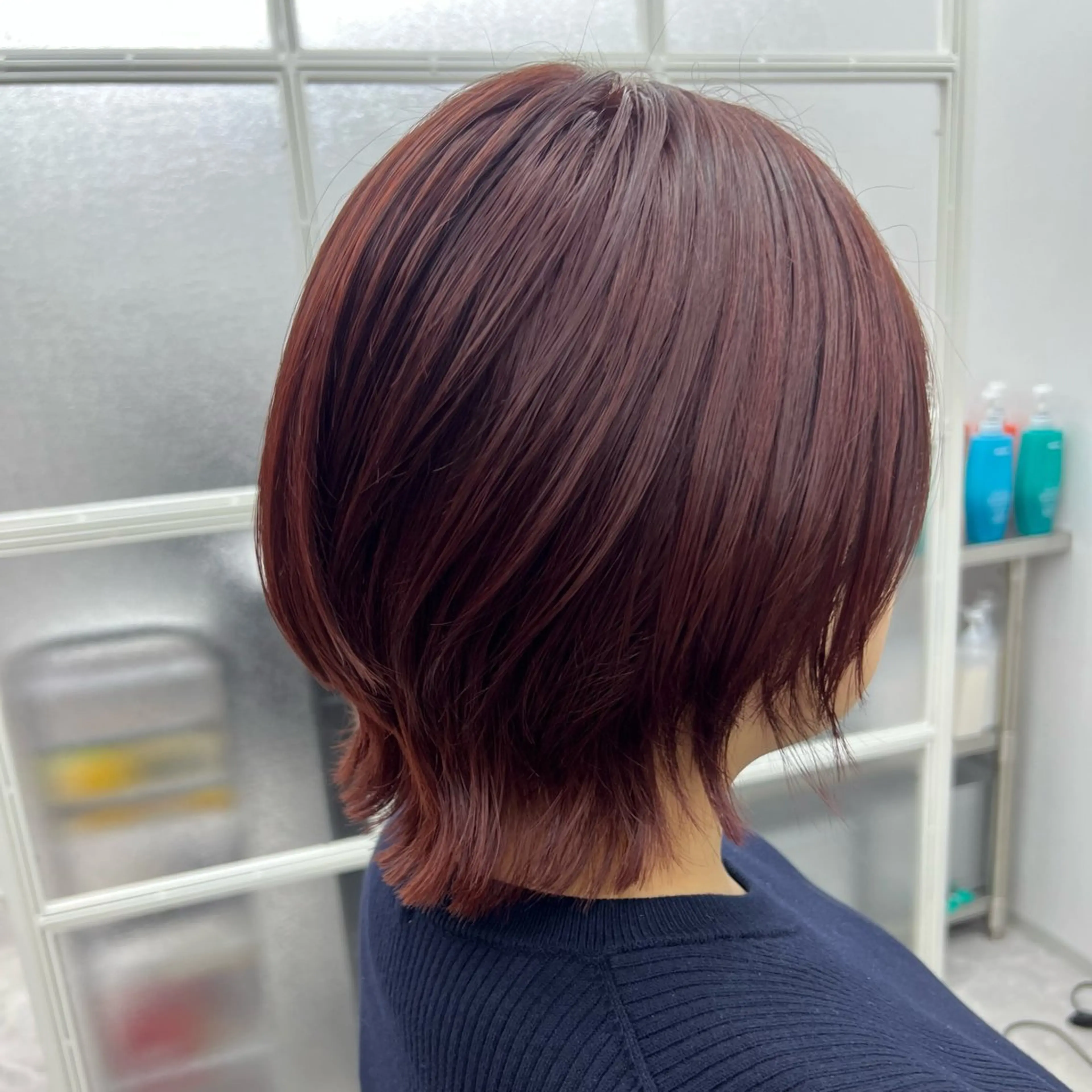 ショート ショートヘア ウルフカット カット ヘアカラー トリートメント 岸下 理緒のヘアスタイル