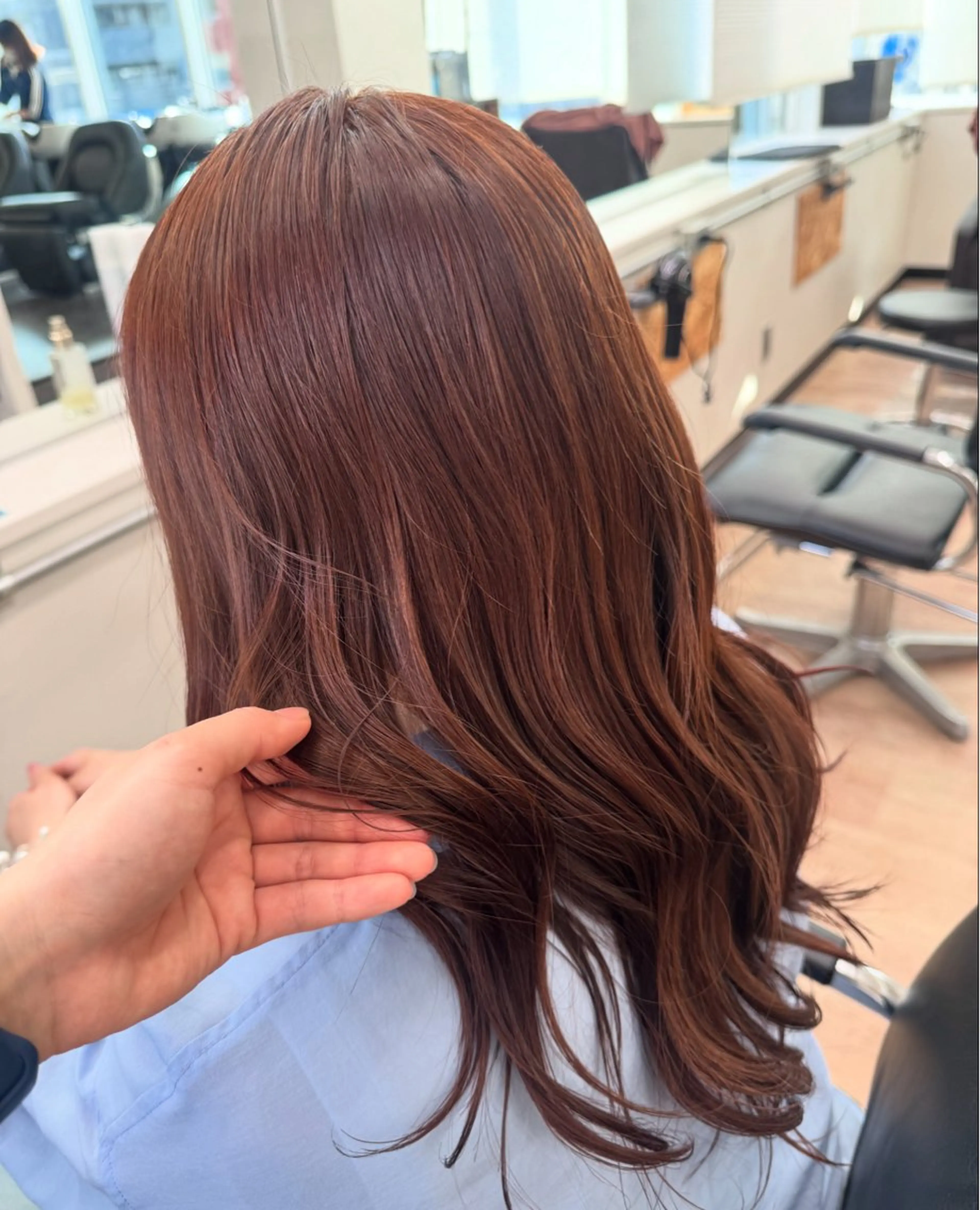 カラー ヘアカラー トリートメント 吉松 ここみのヘアスタイル