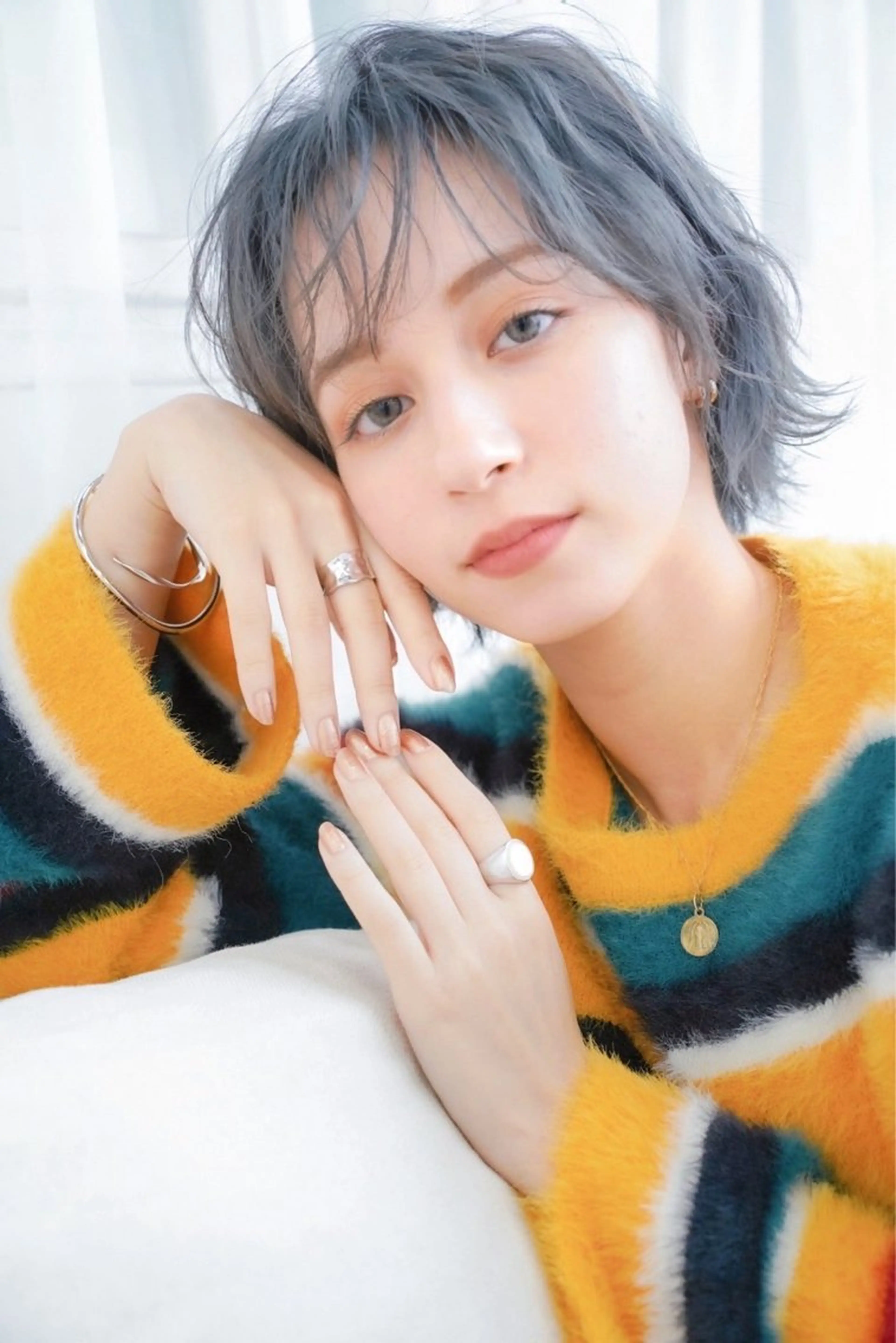 ハイブリーチ➕カラー➕2ステップトリートメント🕚¥13000の写真