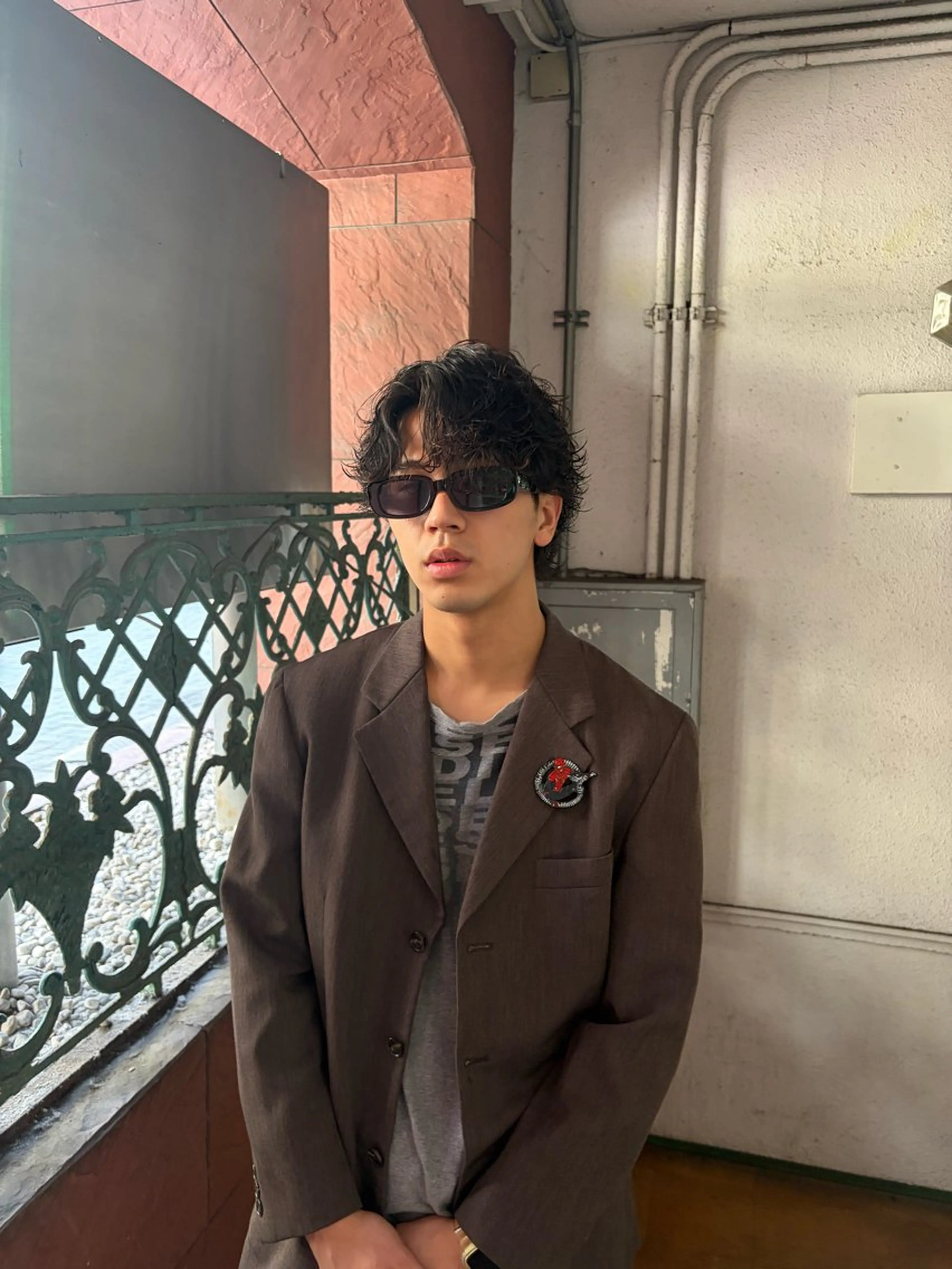 カット+波巻きパーマの写真