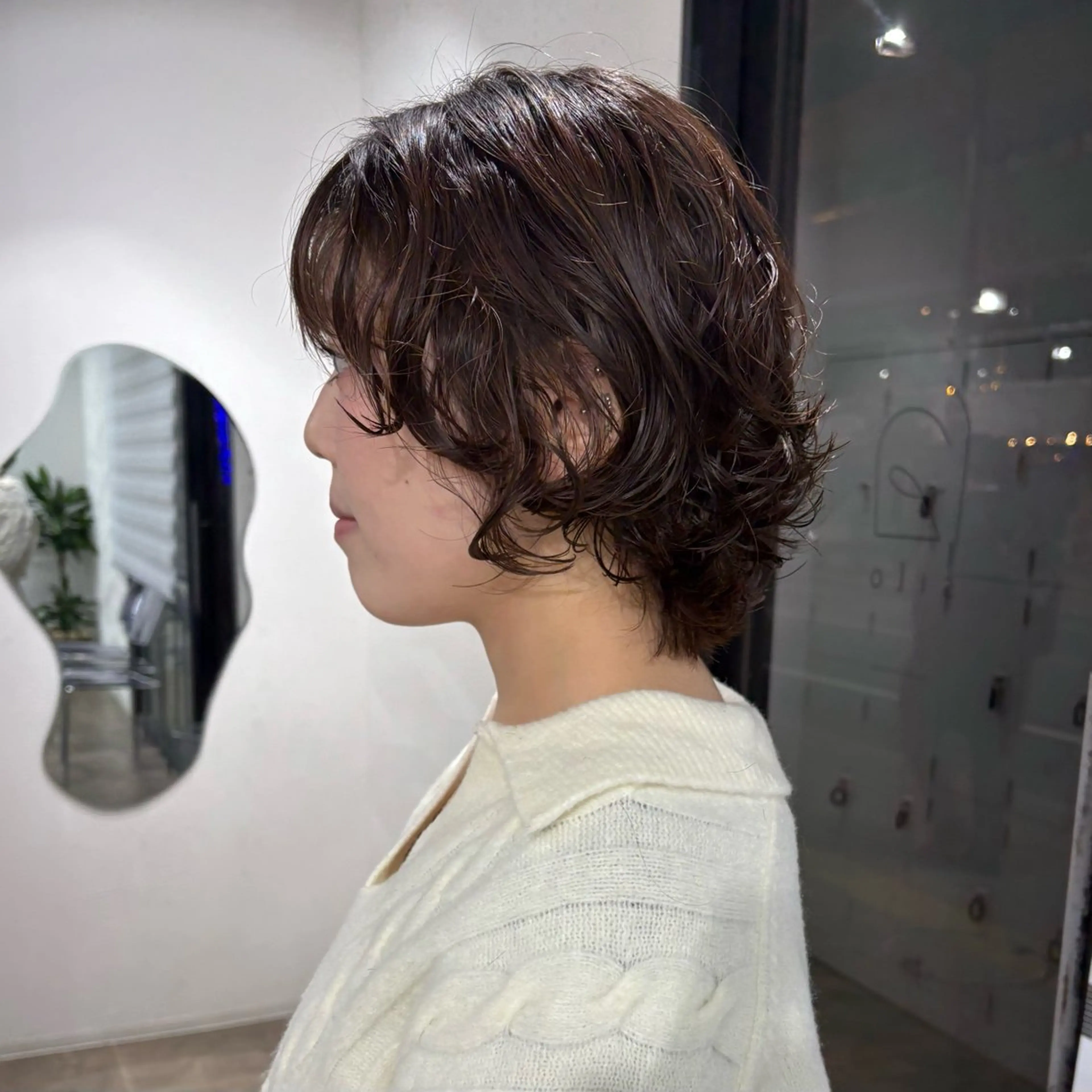 ショート ショートヘア ウルフカット カット パーマ パーマ特化美容師 mikuのヘアスタイル