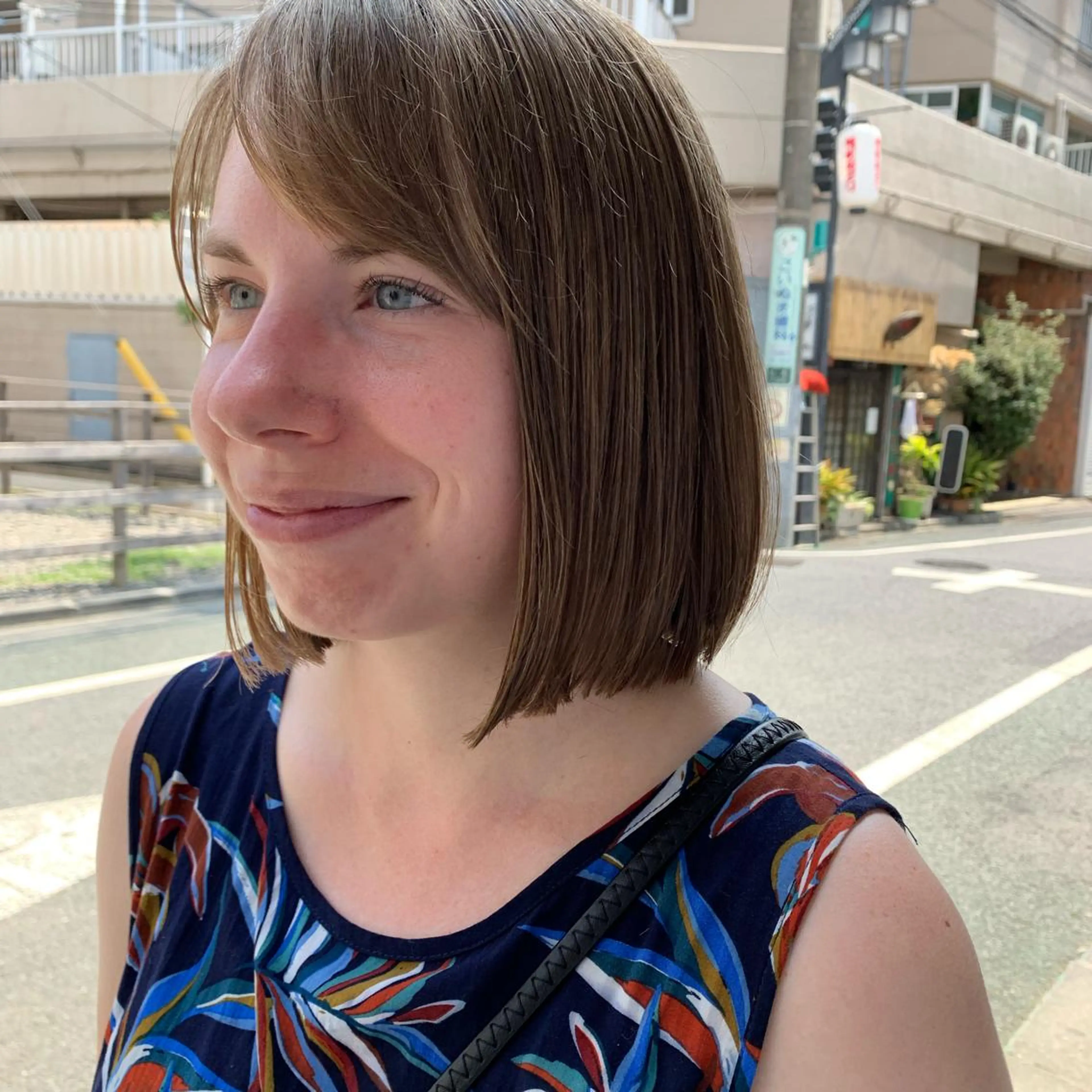 ショート パーマ/透明感カラー /ボブ/吉田一生のヘアスタイル