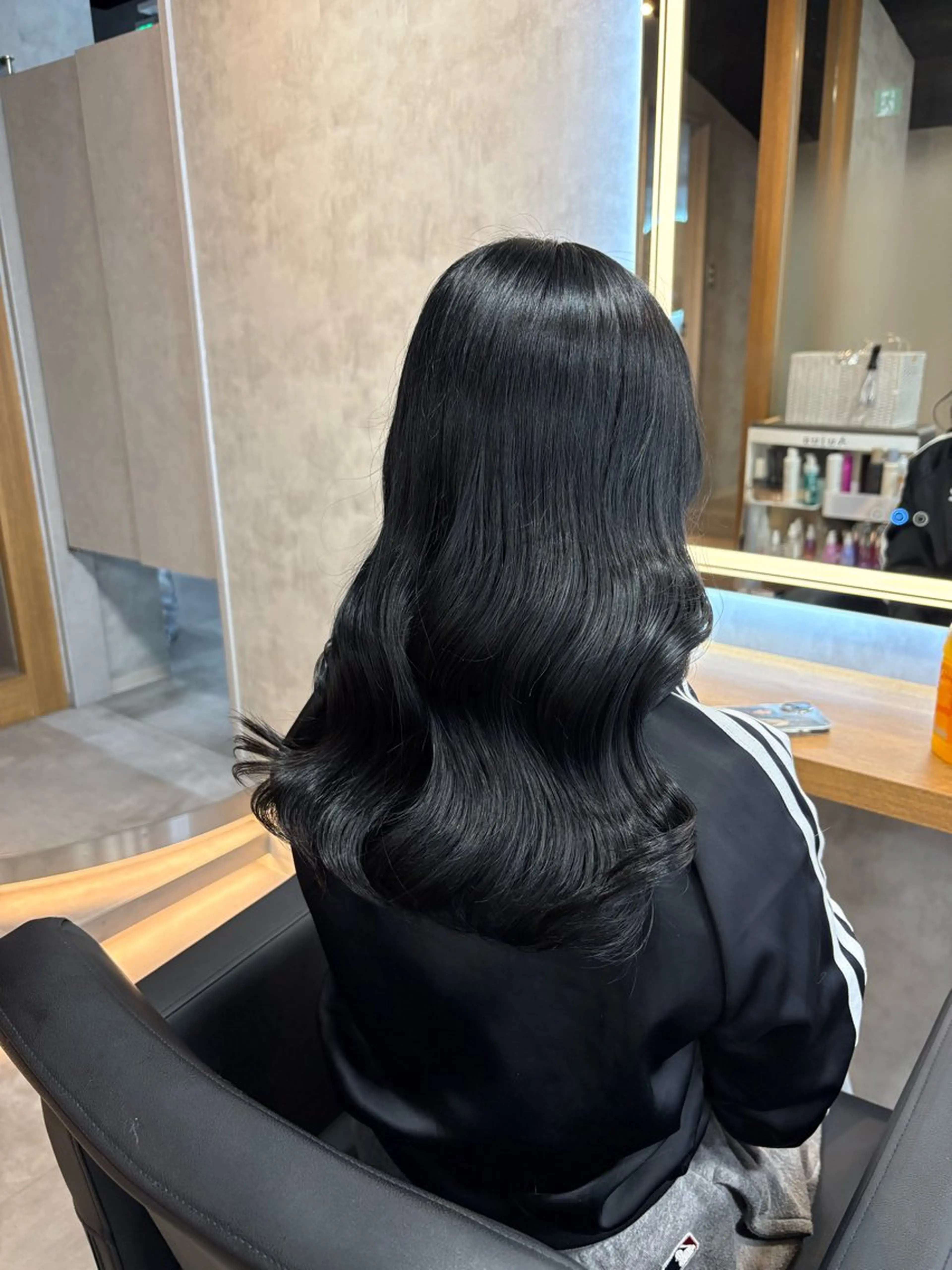 ミディアム カラー ヘアカラー グレージュ/ベージュ 透明感カラーYUTAのヘアスタイル