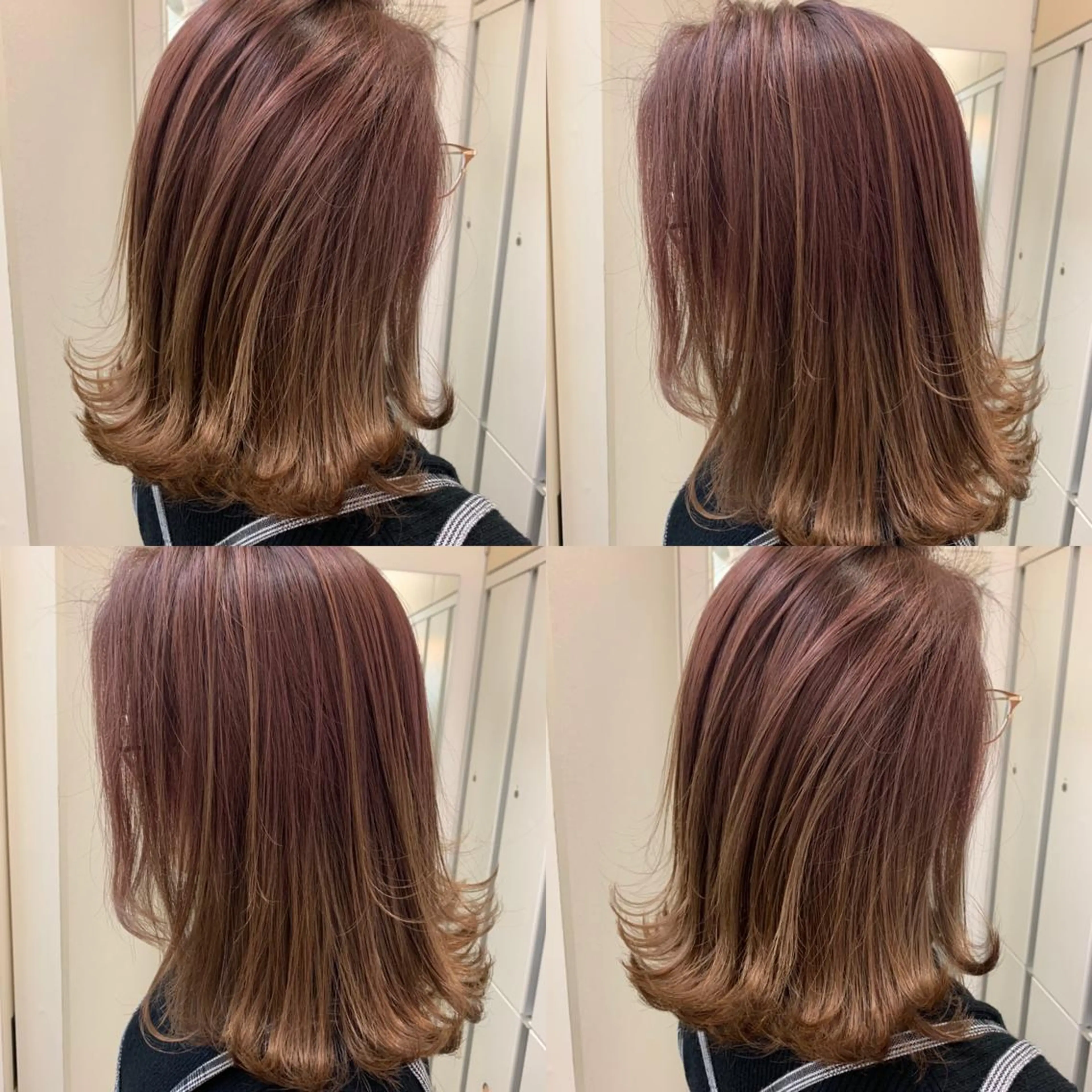 ロング カラー 髪質改善 頭身浴/ 中田のヘアスタイル