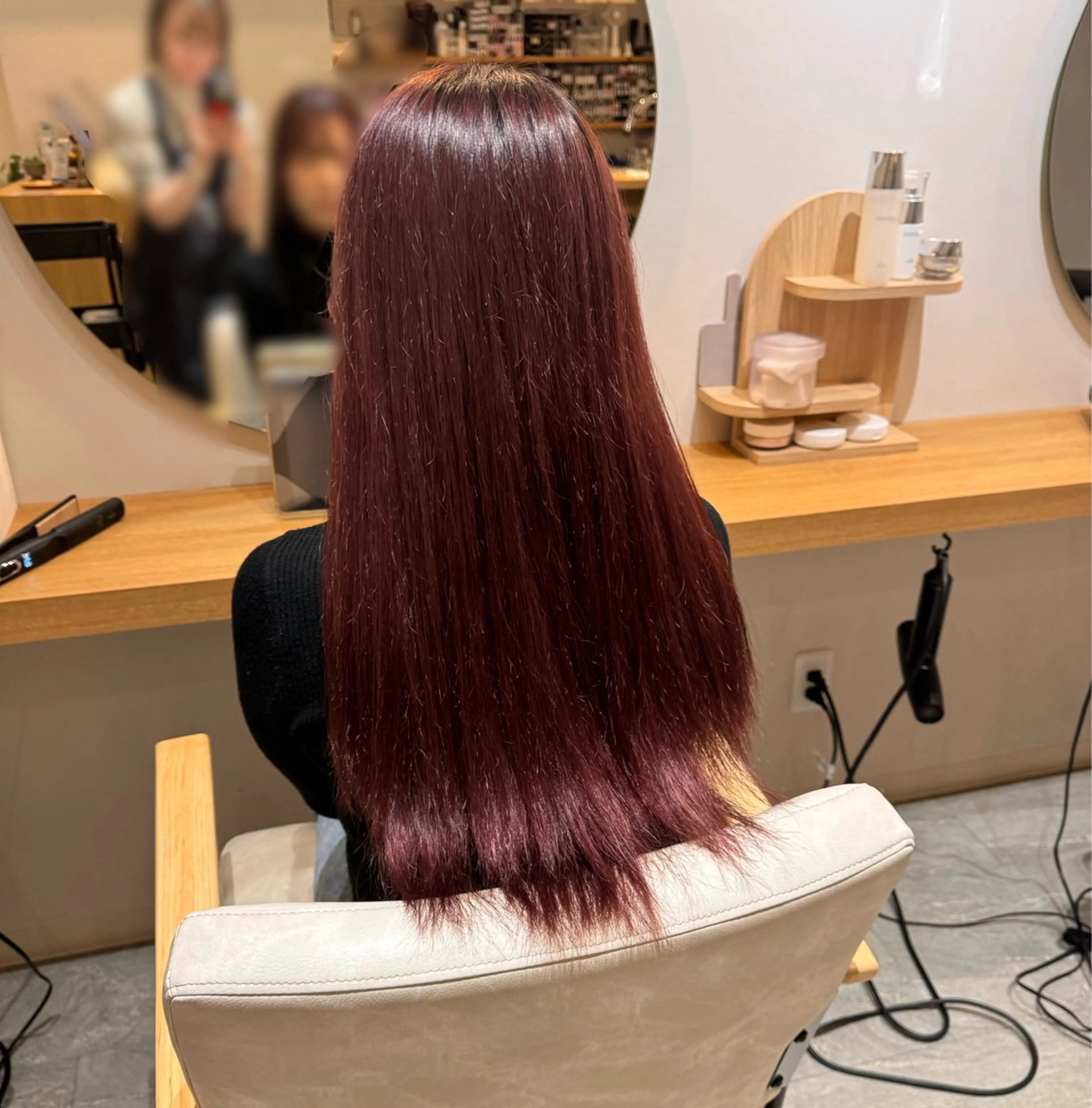 ロング カラー ブラウンカラー レッドカラー 《PARAGO緑橋》 内田美結のヘアスタイル