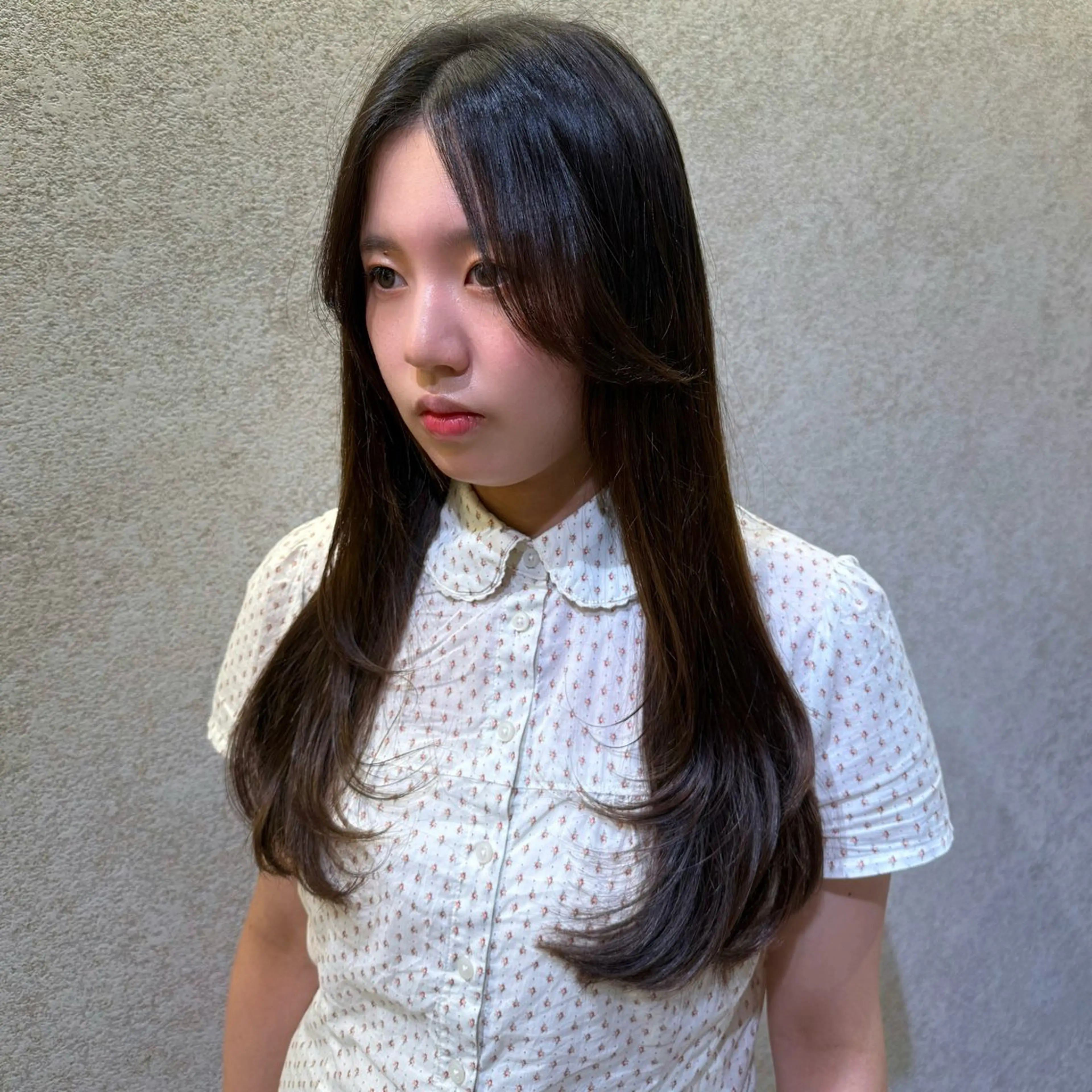 【動きが出る韓国風🇰🇷🩵】レイヤーカット(シャンプー、ブロー込み)🤍🌟の写真