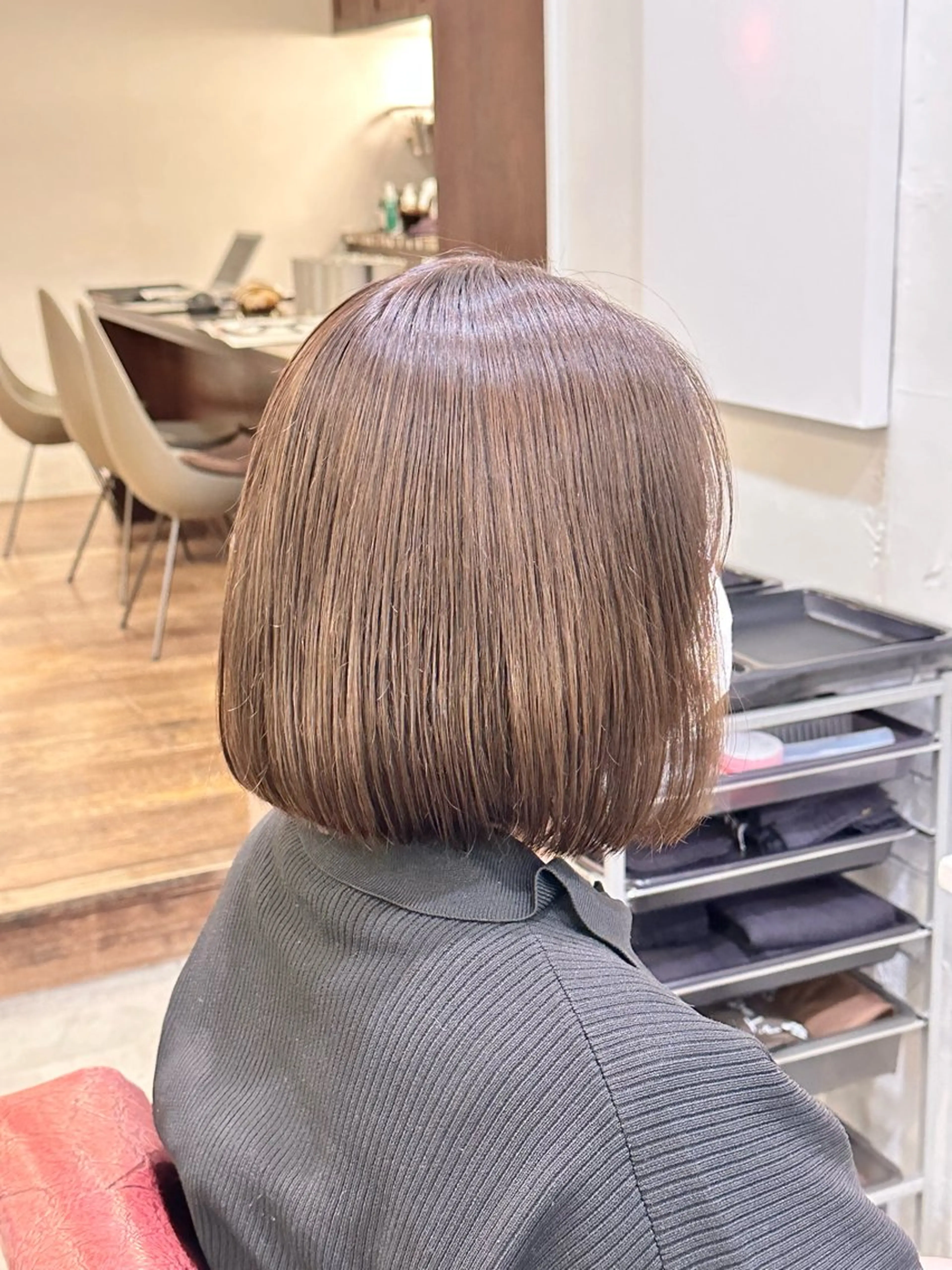 ミディアム カラー ヘアカラー トリートメント 村上 滉弥のヘアスタイル