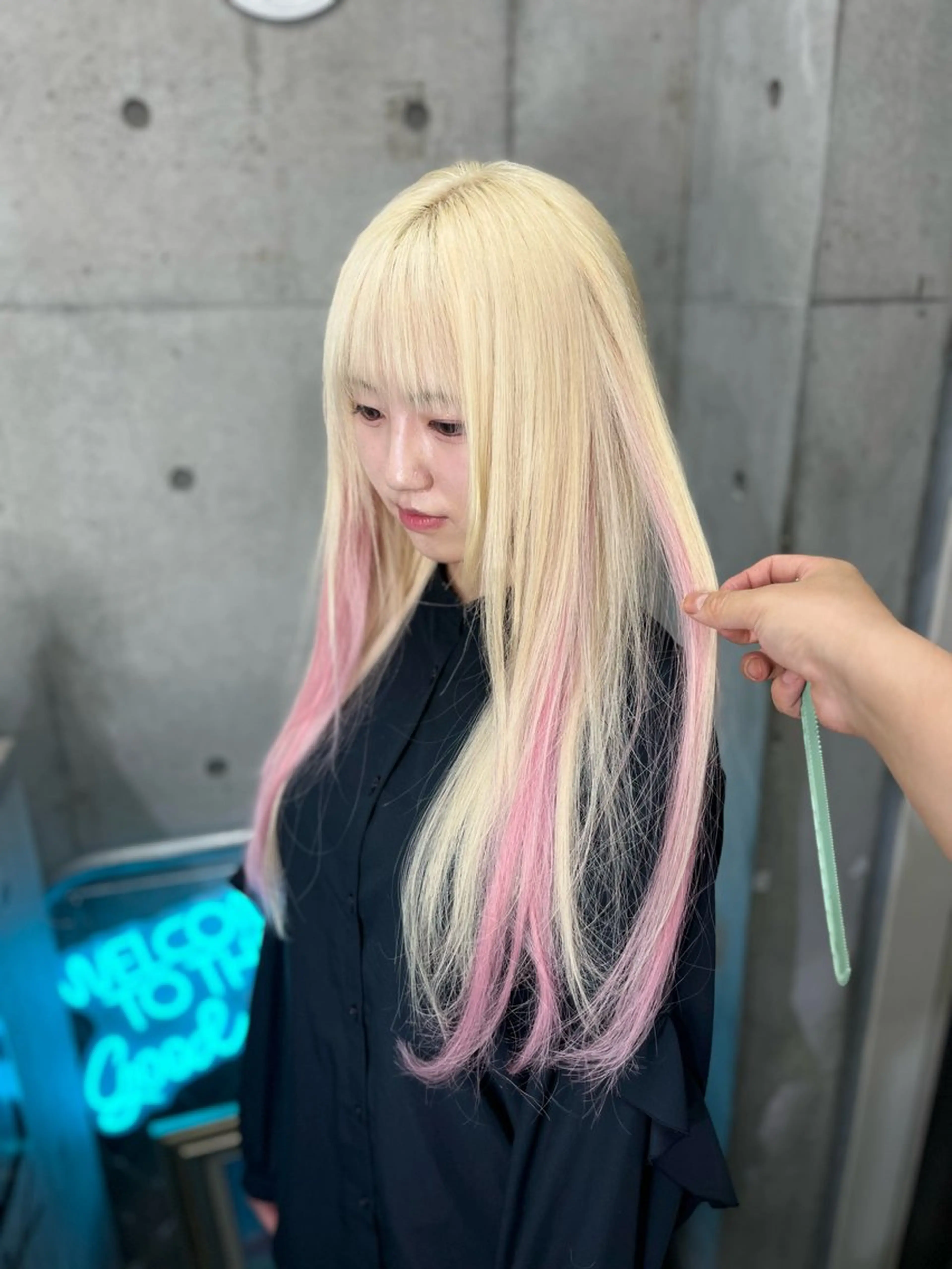 エクステ一本500円(デザインや本数で変わるため当日予約不可)の写真