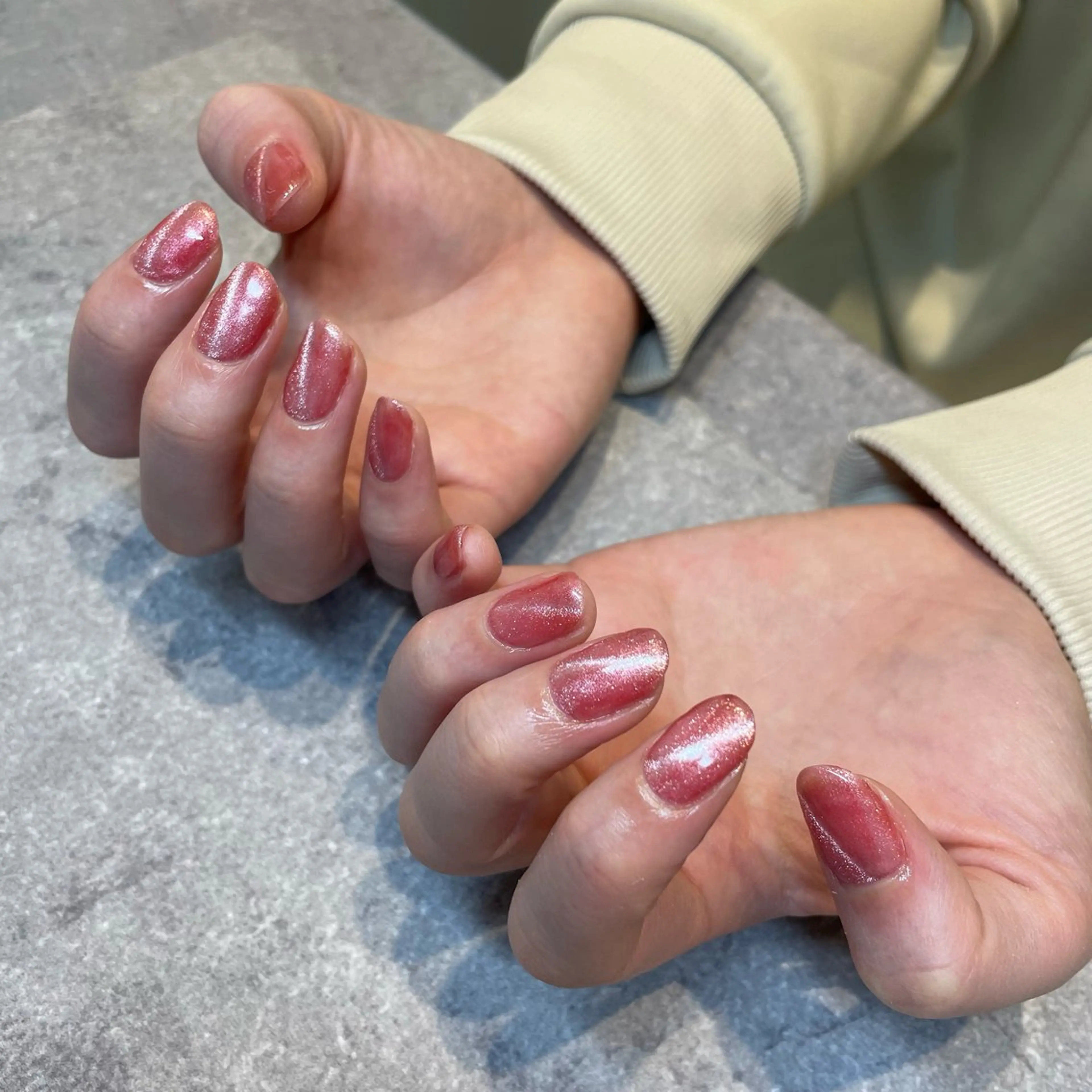 ネイル マグネットネイル 春ネイル petit所属・Saaya🫧 _petitのネイルデザイン