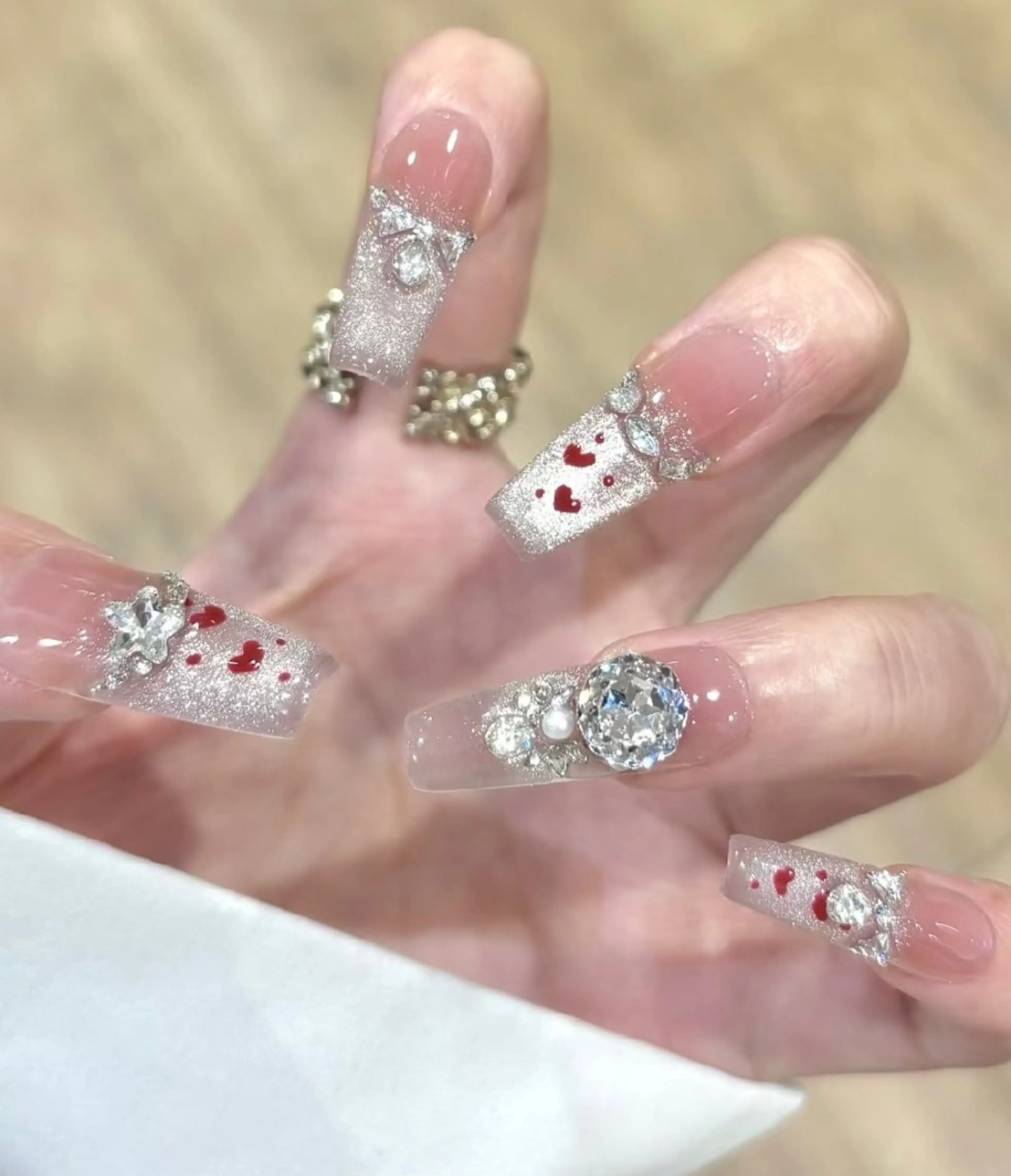 ネイル Miu Miu 🎀 長さだし專門のネイルデザイン