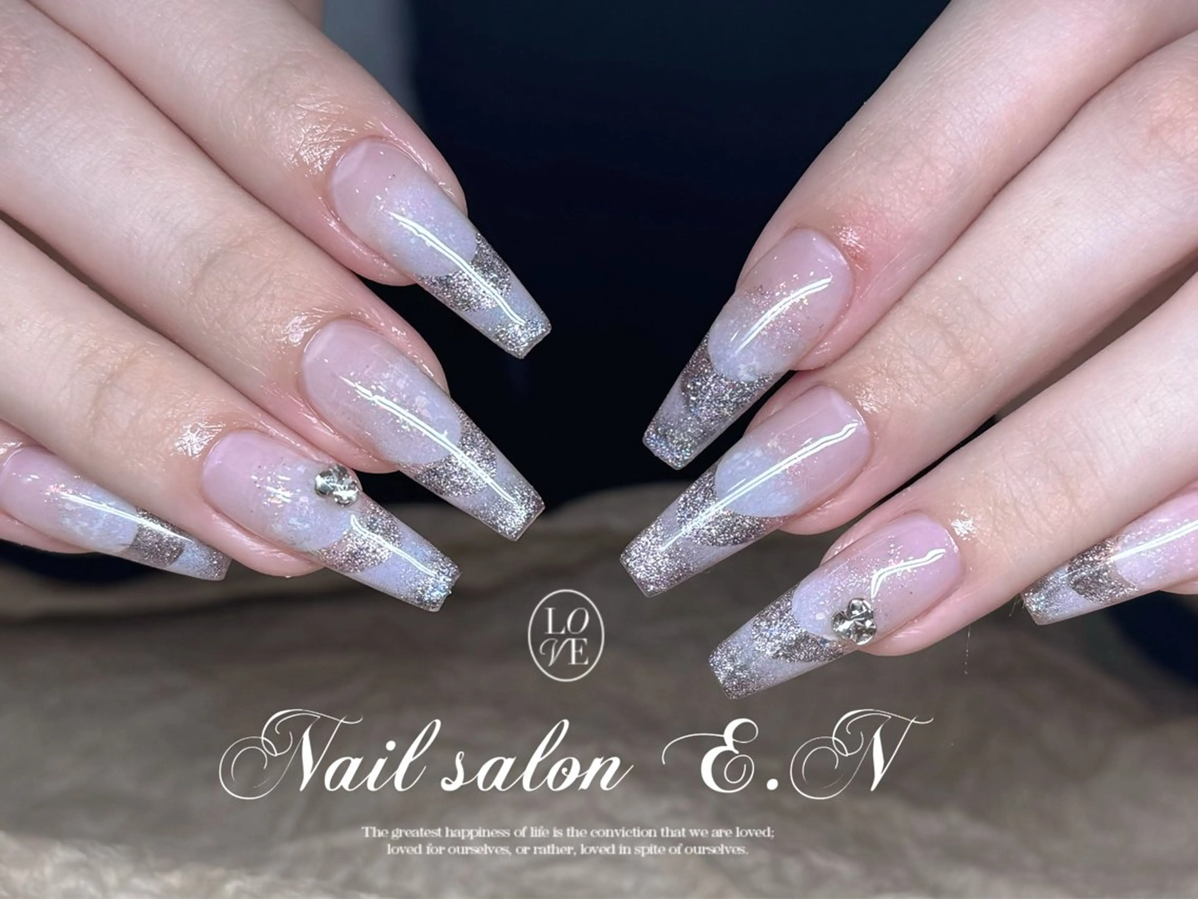 ネイル E.N🦋 長さ出し/持ち込みのネイルデザイン