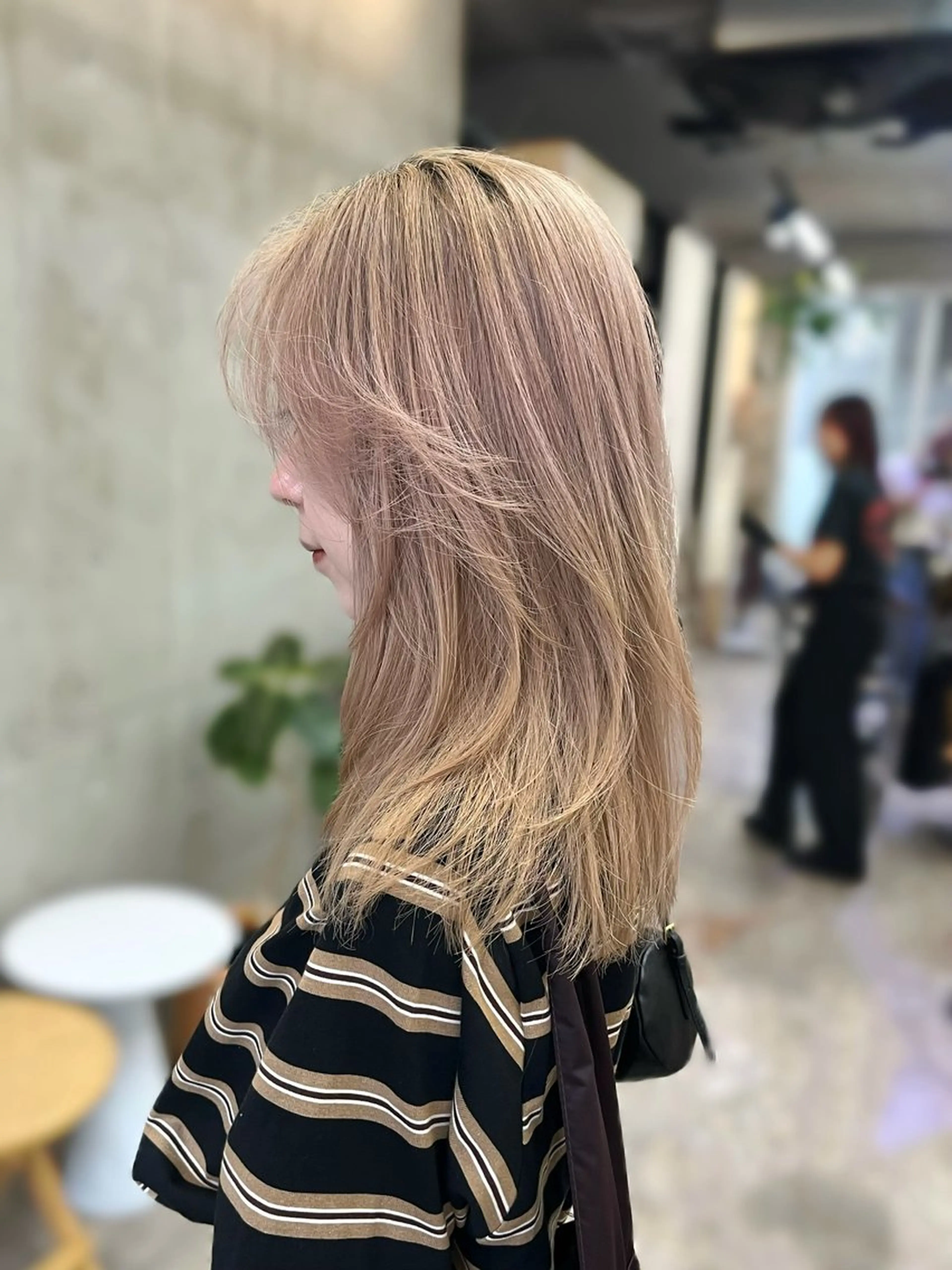 ミディアム カラー ヘアカラー SALT WATER所属・🤎𝐌𝐚𝐨⌇ お悩み解決美容師🤎のヘアスタイル