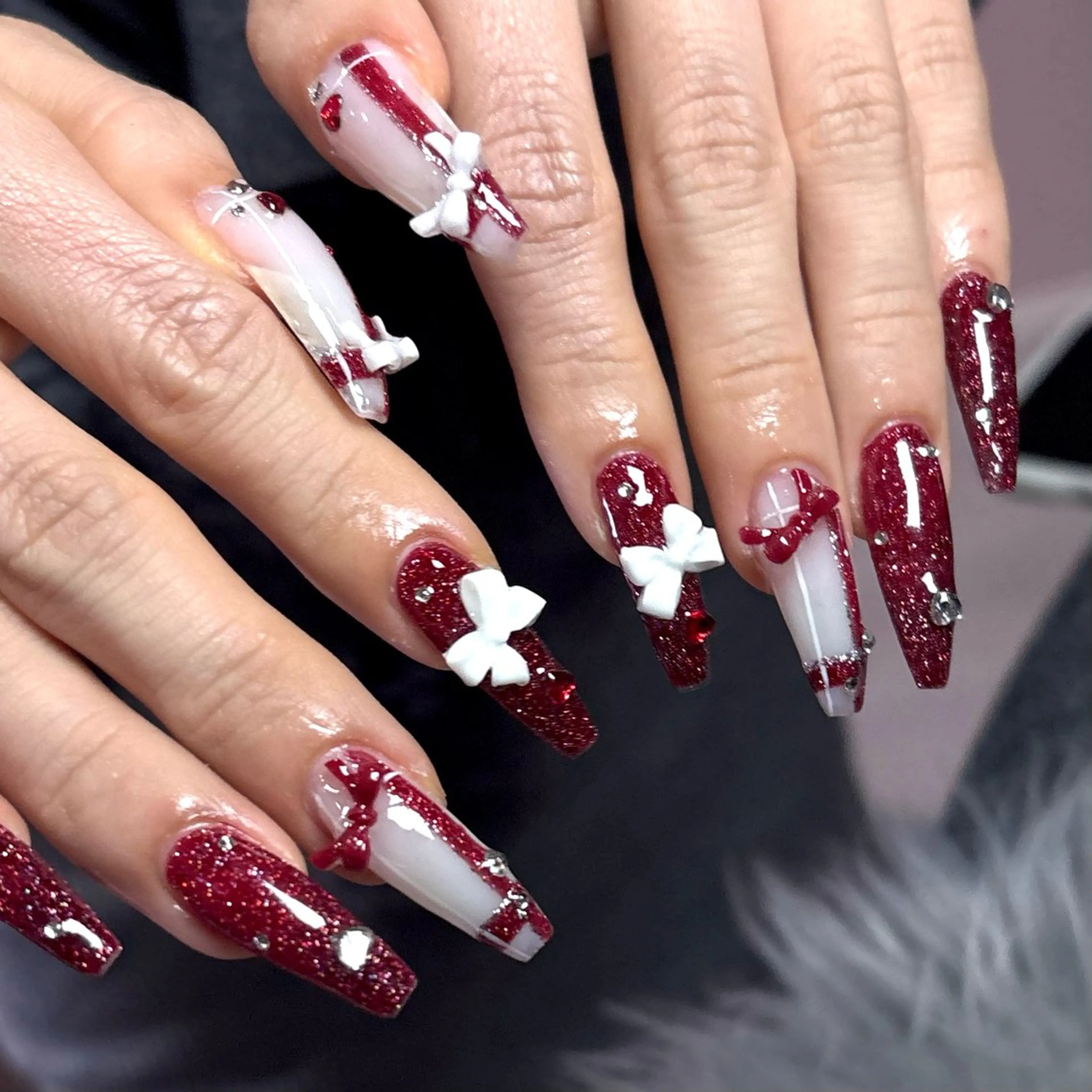 ネイル ハンドネイル Dark Honey nozomiのネイルデザイン