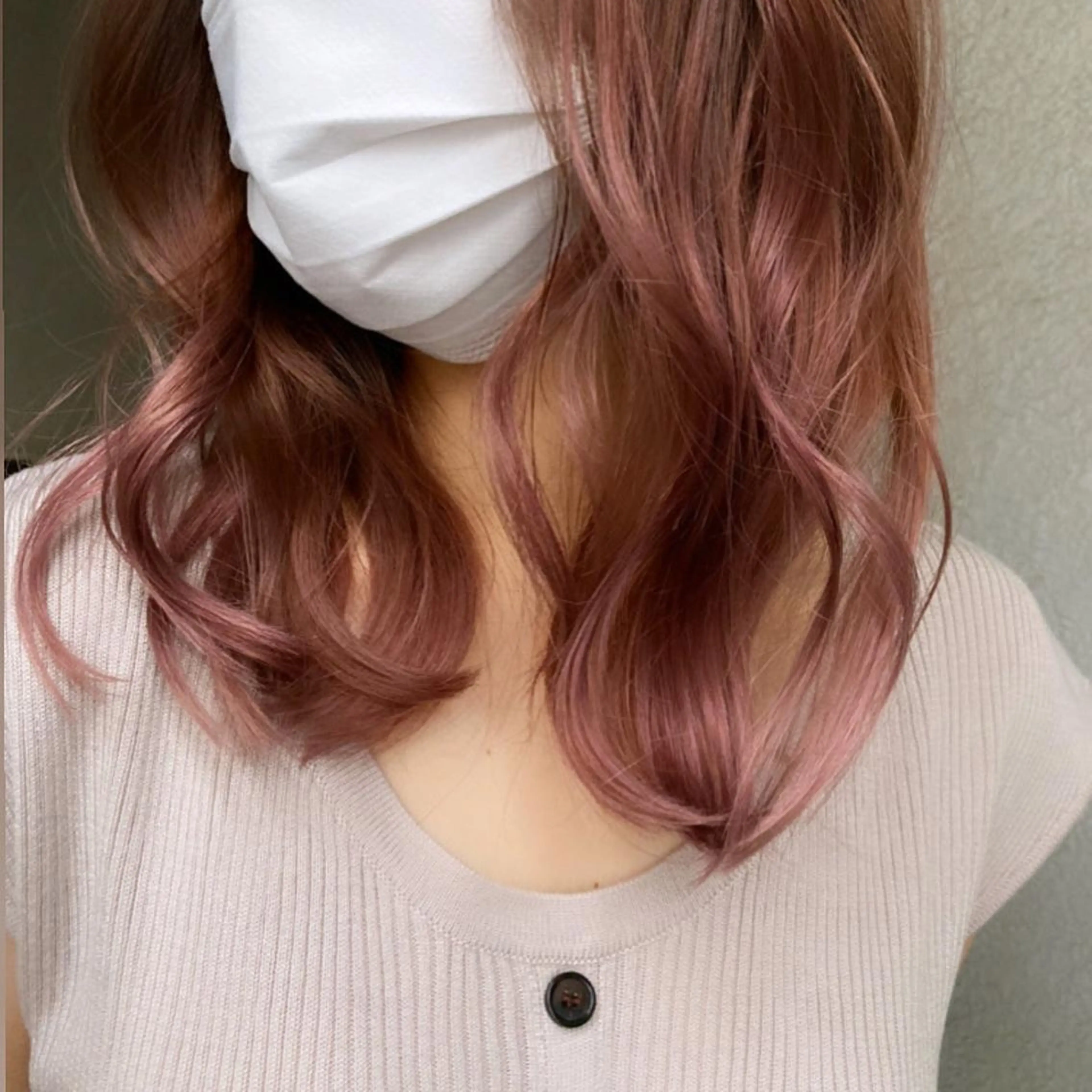 ミディアム カラー ブリーチカラー🌈 石垣翔太のヘアスタイル