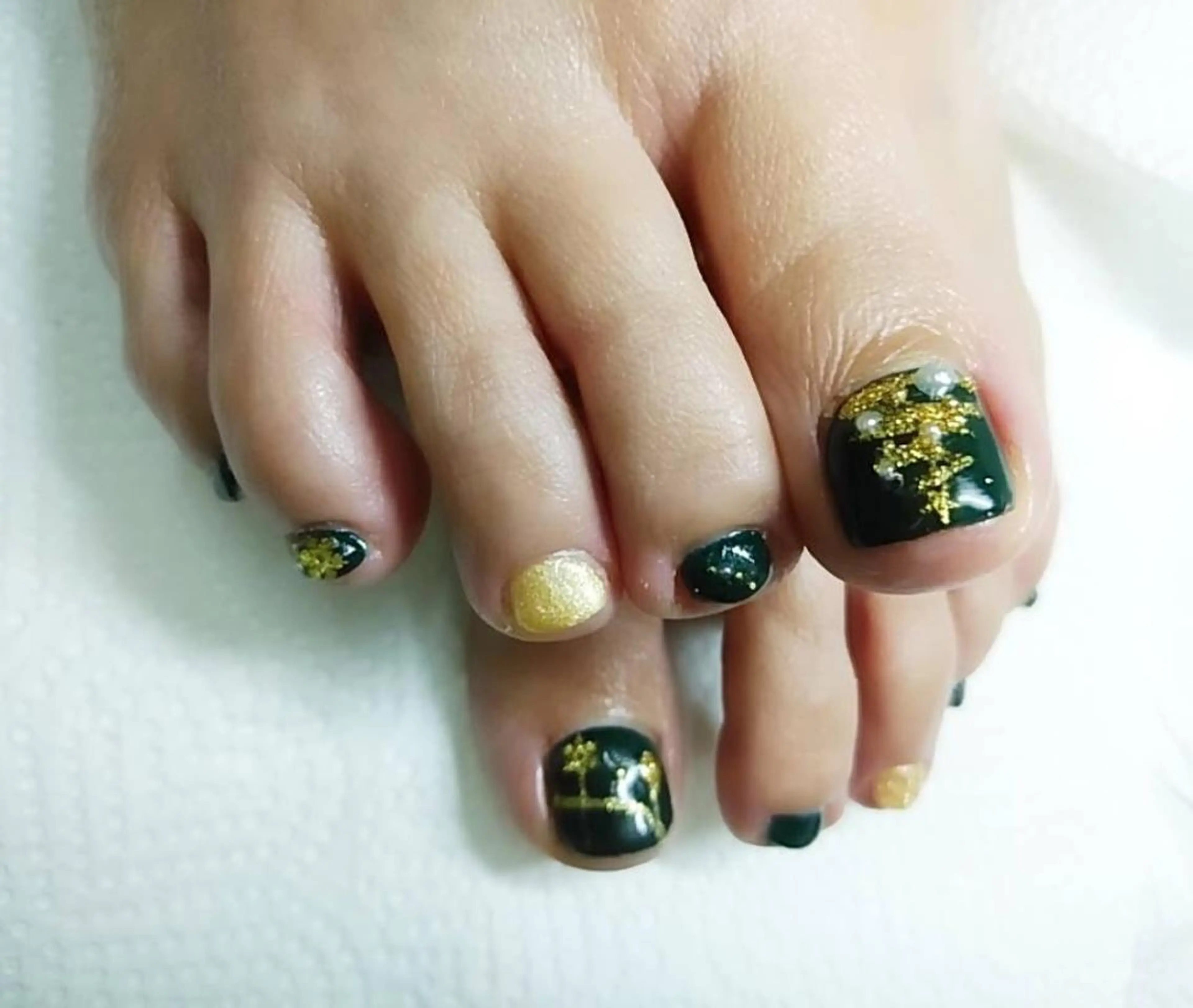 ネイル 持ち込み 冬ネイル クリスマス プライベートサロン RosyLily所属・プライベートサロン Rosy Lilyのネイルデザイン