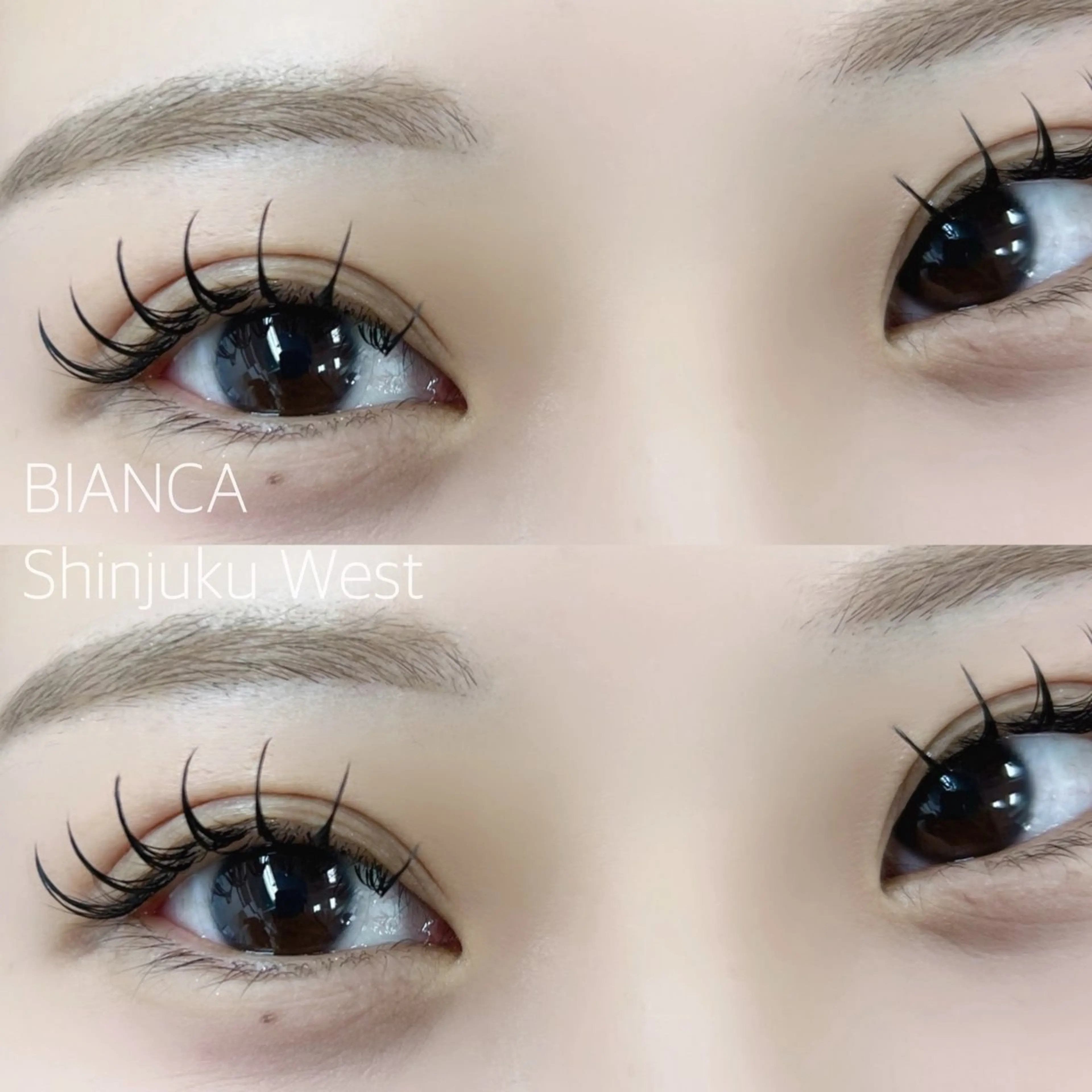 マツエク・マツパ 束感まつ毛 フラットラッシュ 韓国風マツエク Moe/韓国風/ 束感/キュート❤︎のマツエク・マツパデザイン