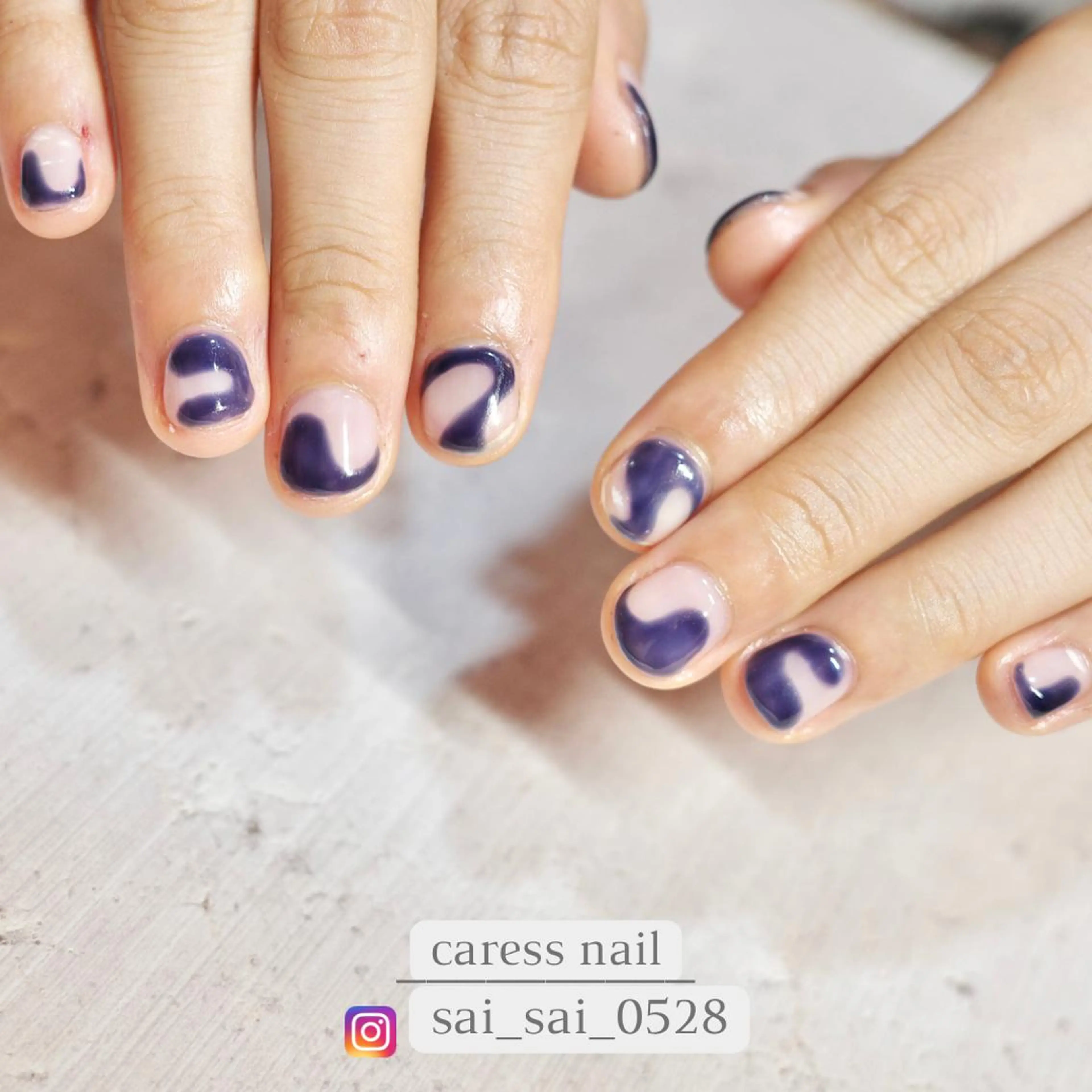 ネイル ハンドネイル caress  nail カレスネイル　代々木上原所属・カレスネイル さいのネイルデザイン