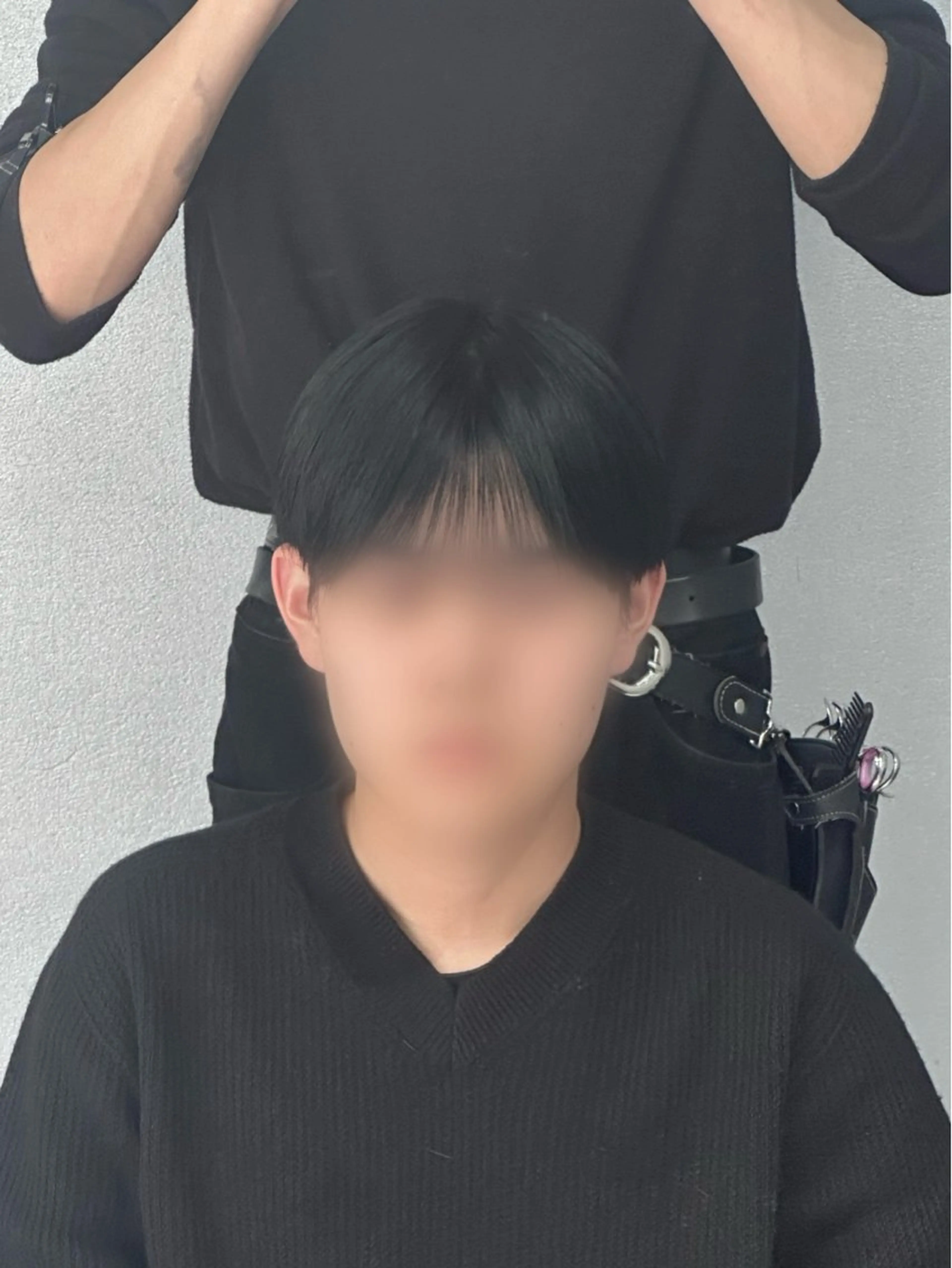 カラー メンズ ダウンパーマ メンズ韓国風 メンズパーマ カット ヘアカラー 梅田/パーマ/ 韓国メンズヘア/ハタのヘアスタイル