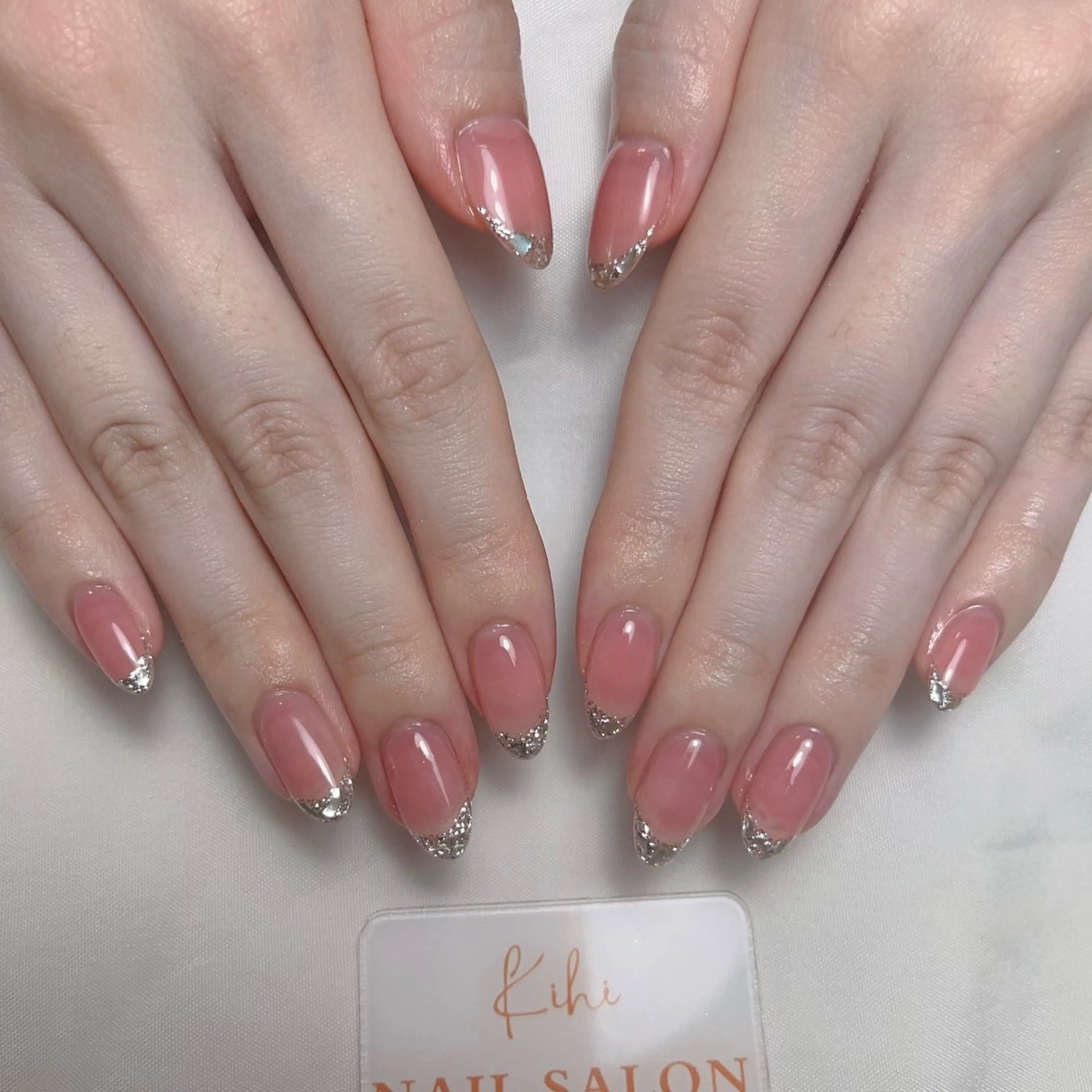 ネイル アートネイル フレンチネイル ジェルネイル グラデーション 韓国ネイル ハンドネイル 💕鈴木ユリ パラジェル/オフ無料のネイルデザイン