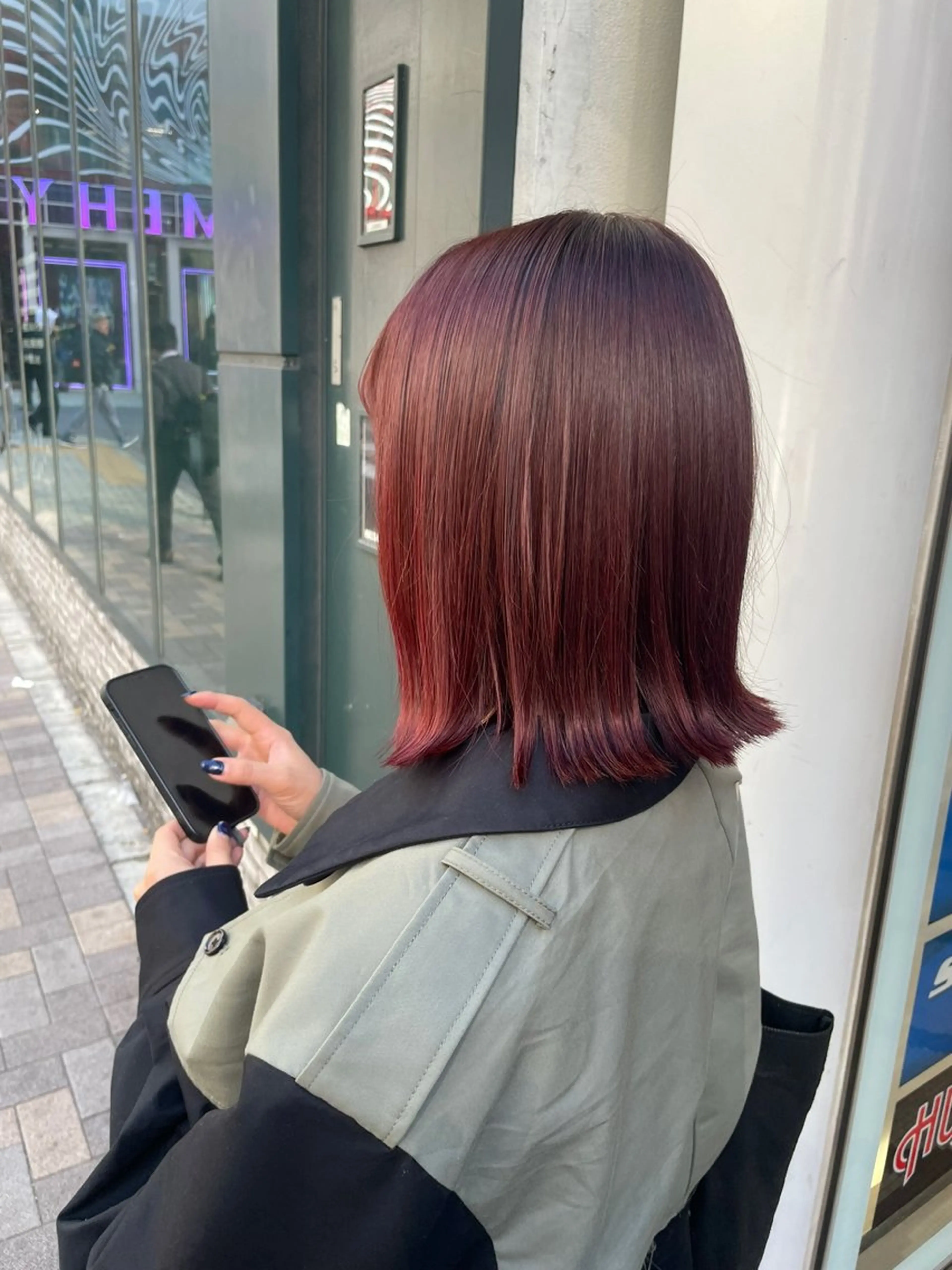 ミディアム cloe中目黒店所属・Cloe中目黒店 さなのヘアスタイル