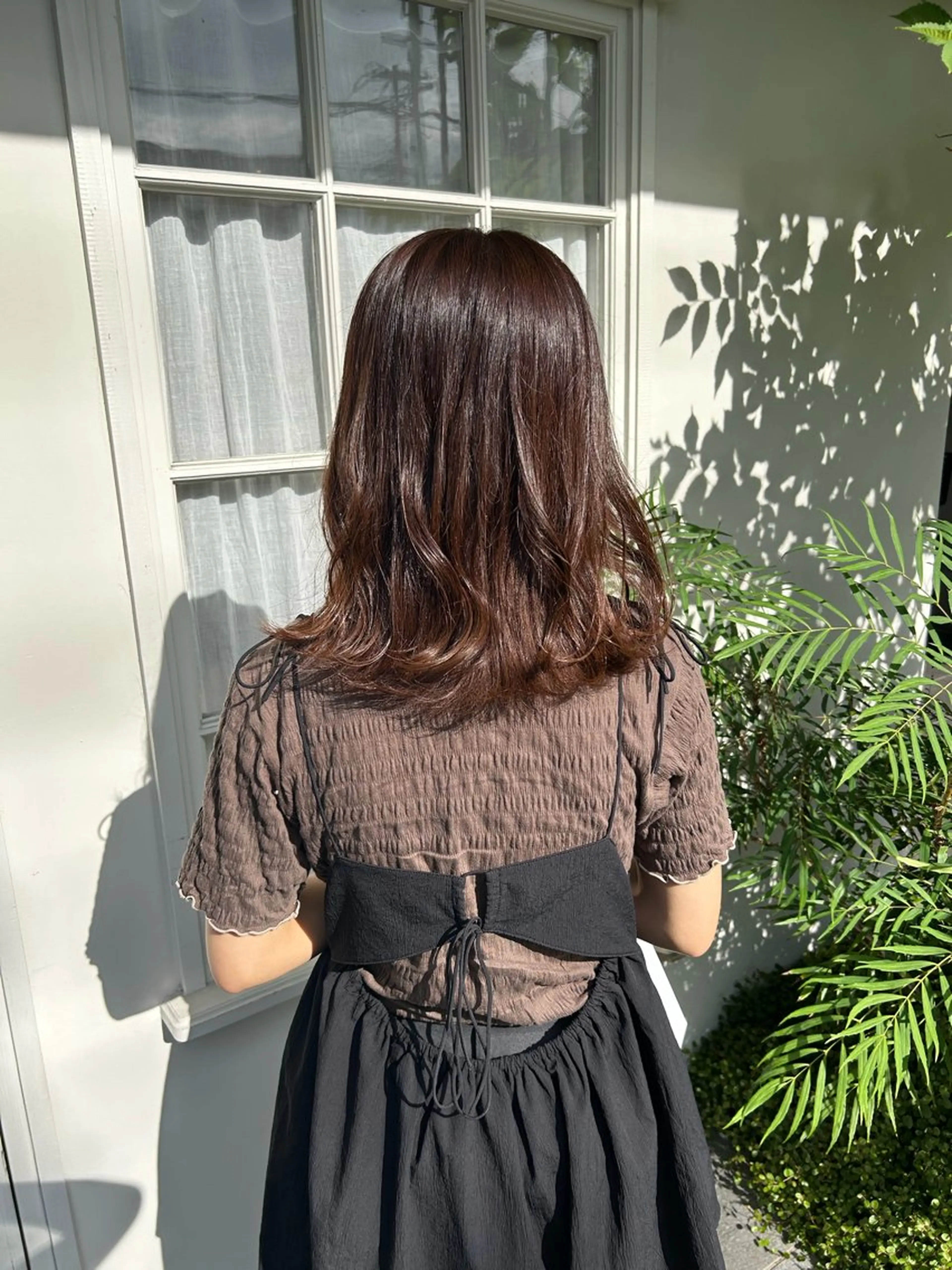 ミディアム カラー AGREE Momokaのヘアスタイル