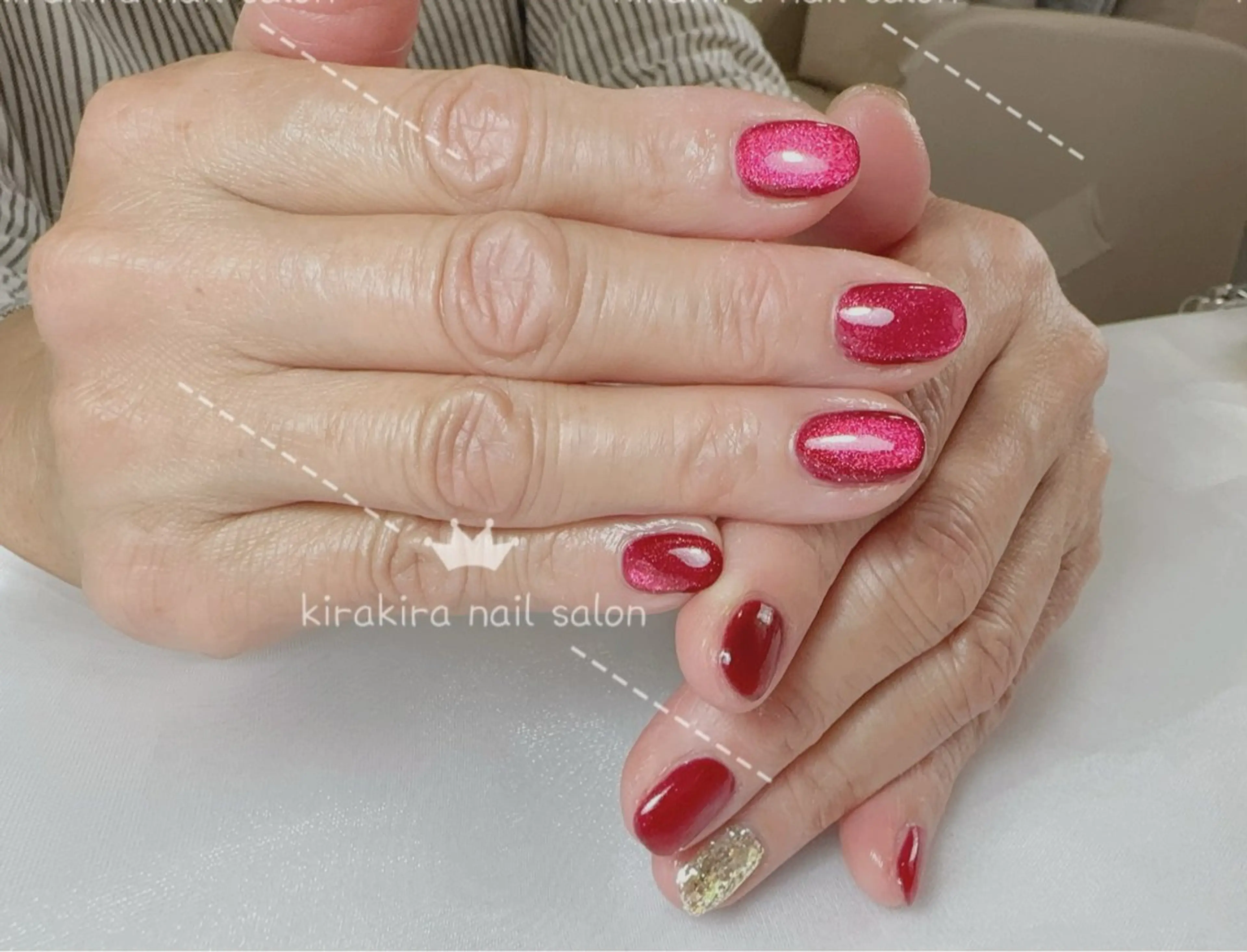 ネイル マグネットネイル Kirakira Nail salonのネイルデザイン