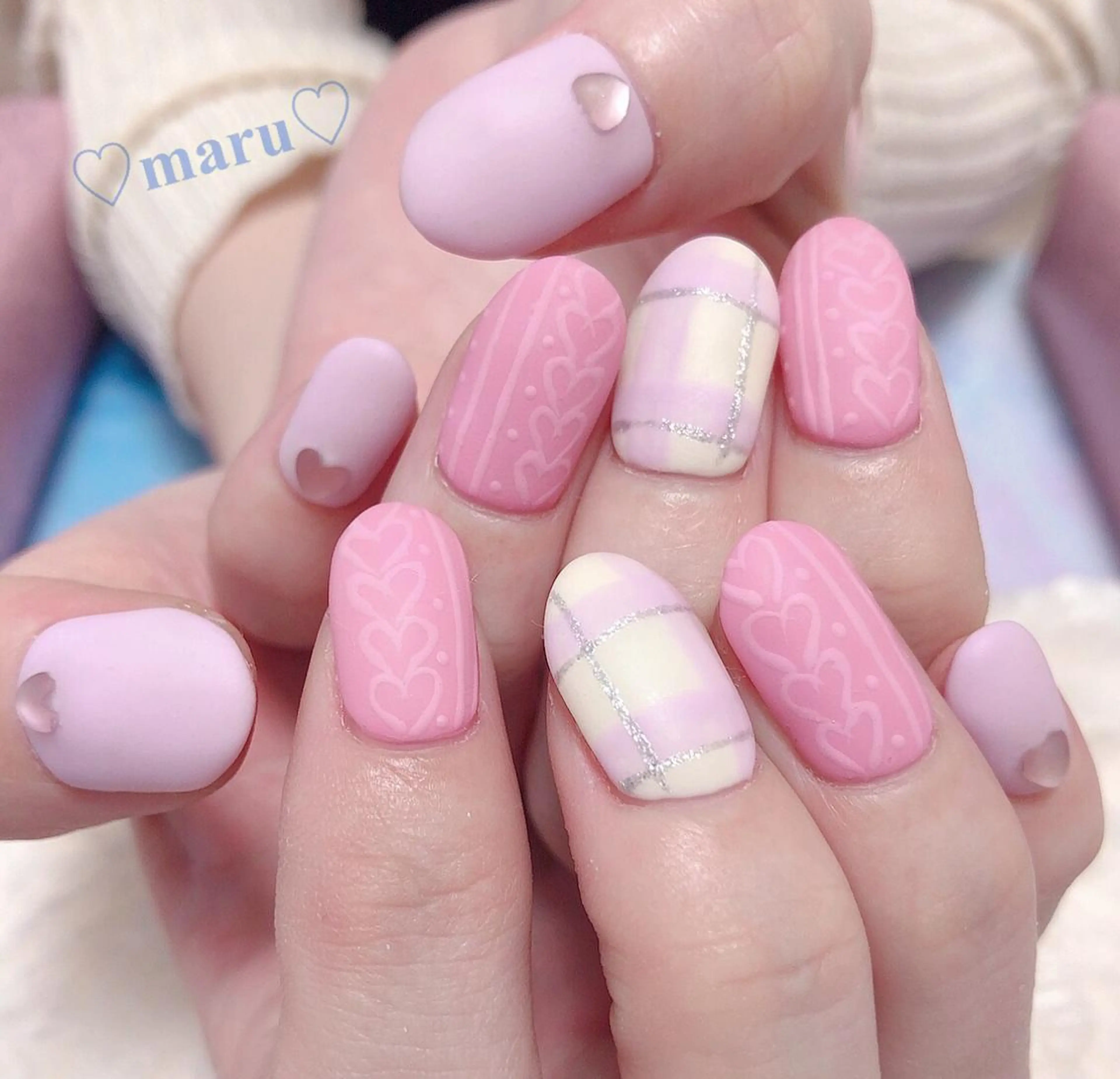 ネイル ハンドネイル フットネイル まるみ ♡のネイルデザイン