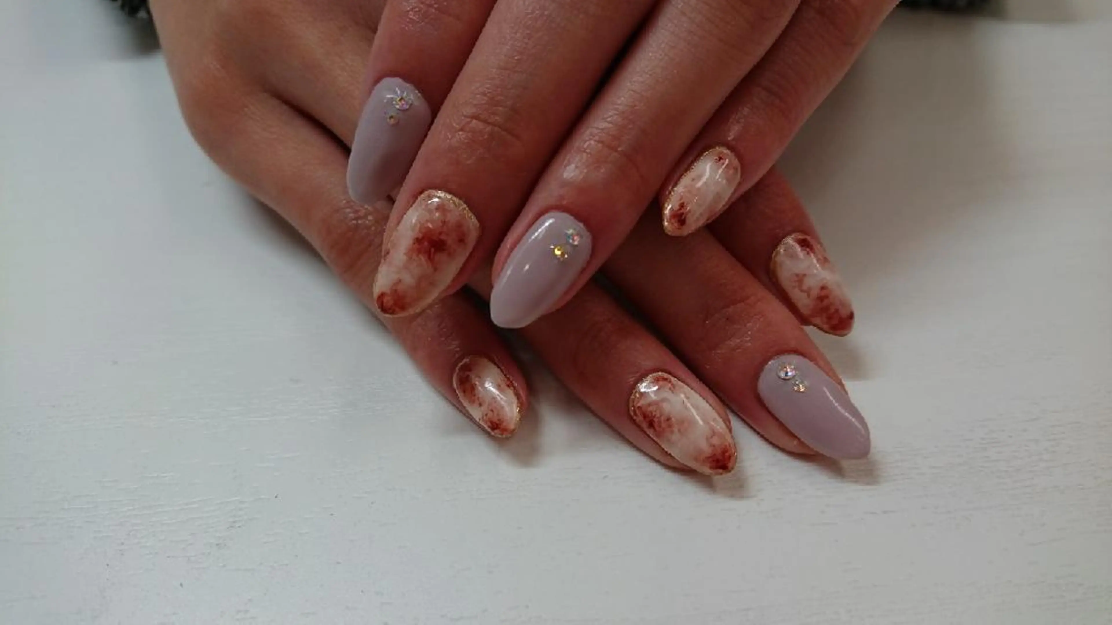 ロング ネイル nail salon Blancのネイルデザイン