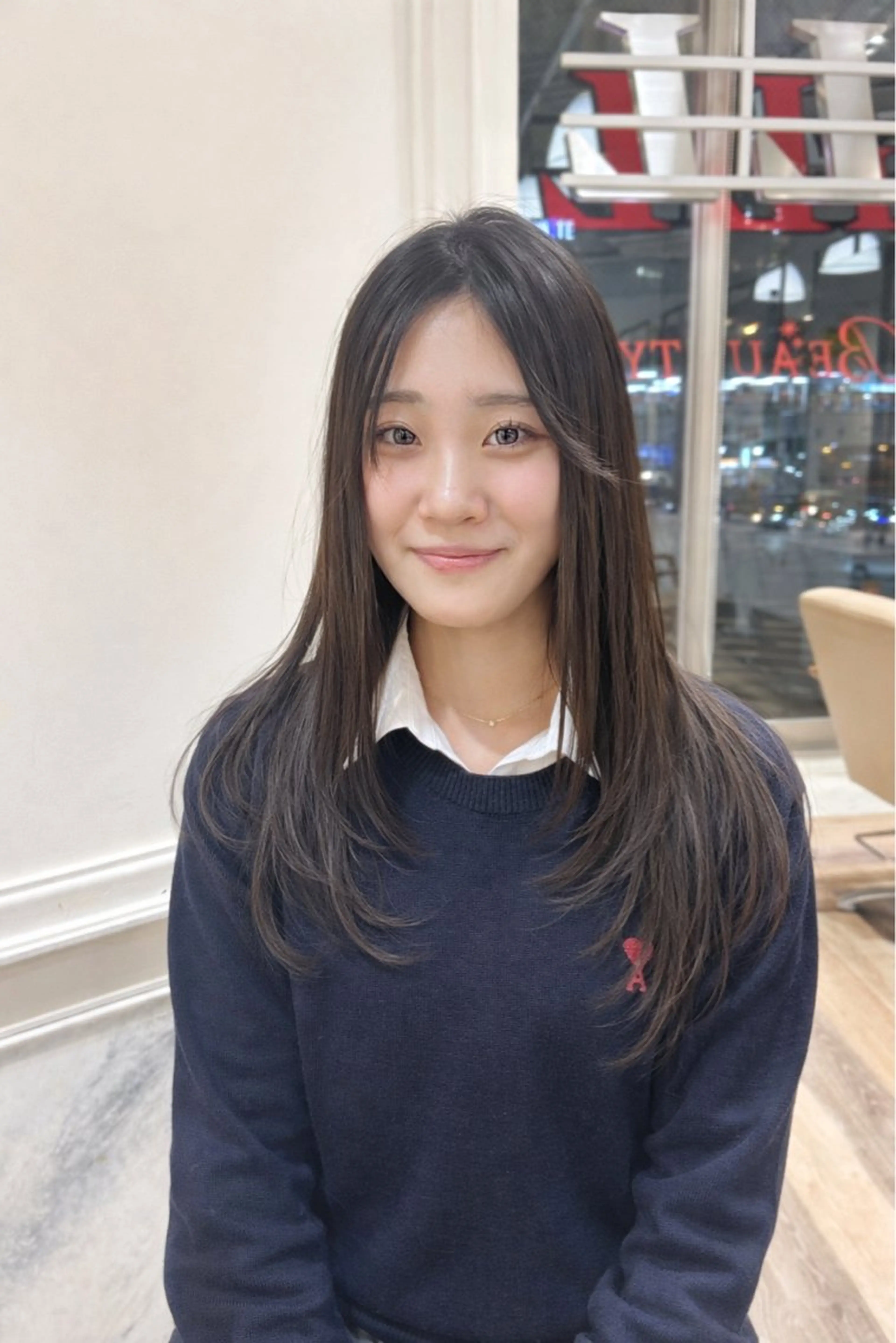 ロング レイヤーカット カット ヘアーメイクウィル野田阪神店所属・Yuu/レイヤー/ ハイライト/野田阪神のヘアスタイル