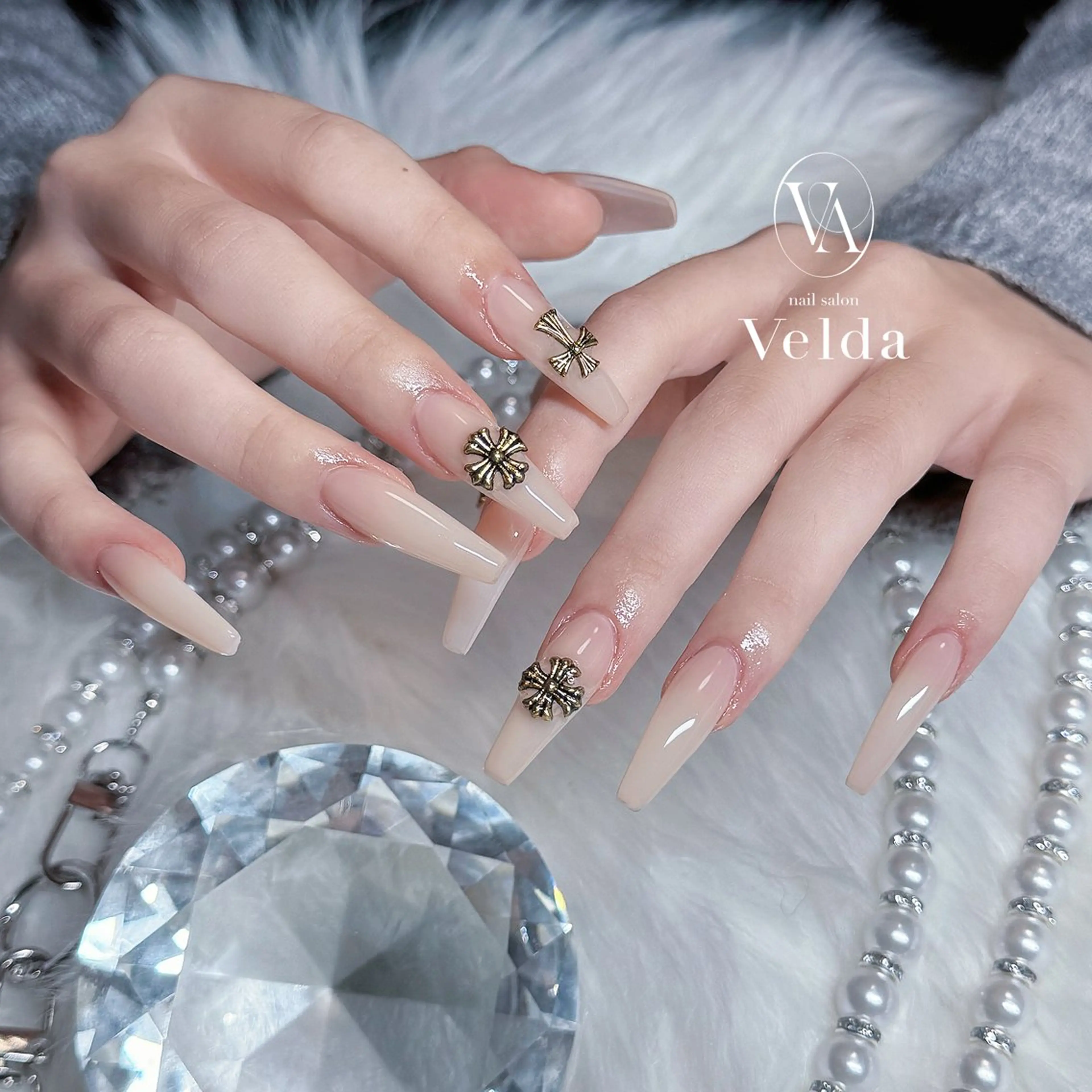 ネイル ワンカラーネイル 💎スカルプ💎 Velda(ベルダ)のネイルデザイン