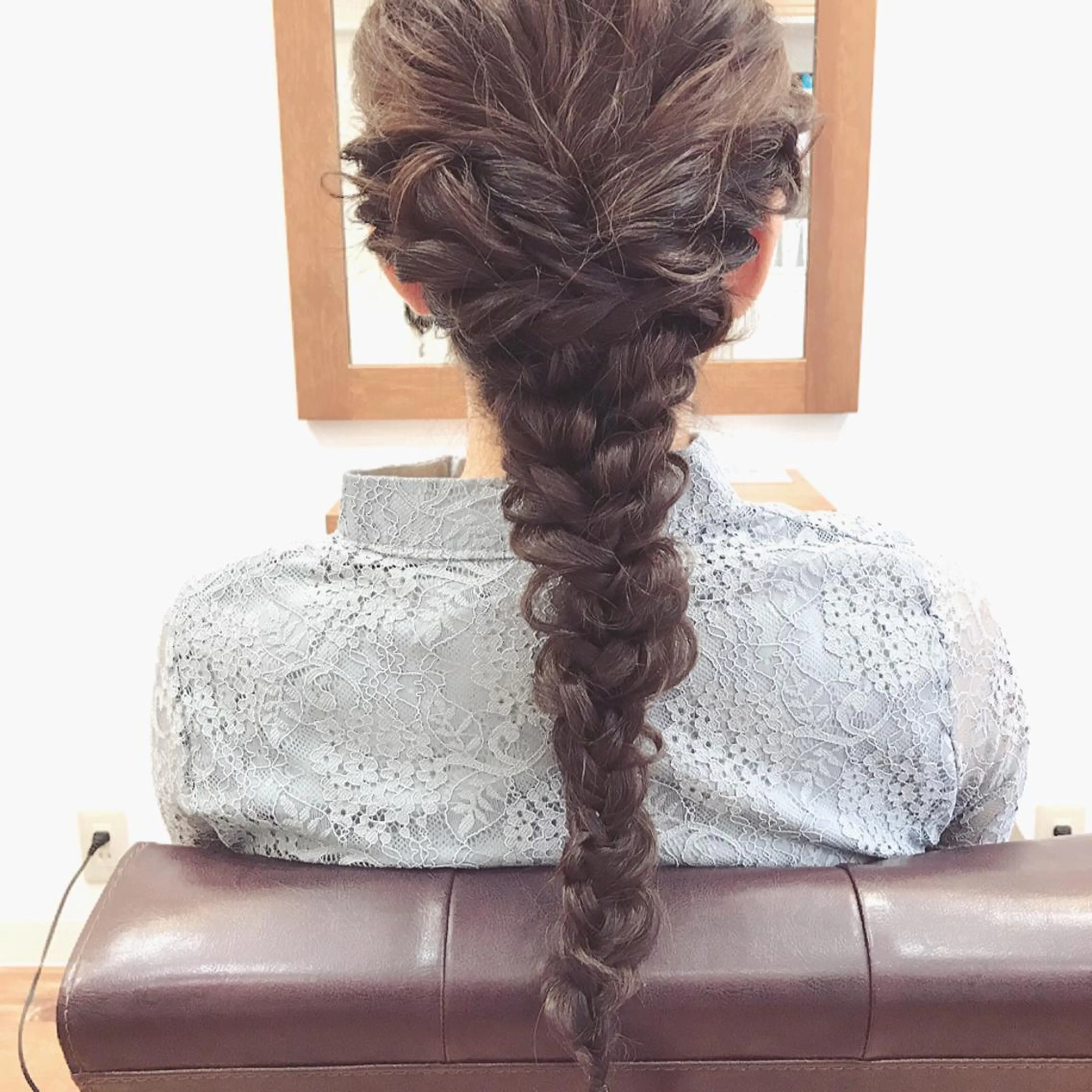 セミロング ヘアアレンジ LaFTER HAiR所属・秋谷 伸江のヘアスタイル