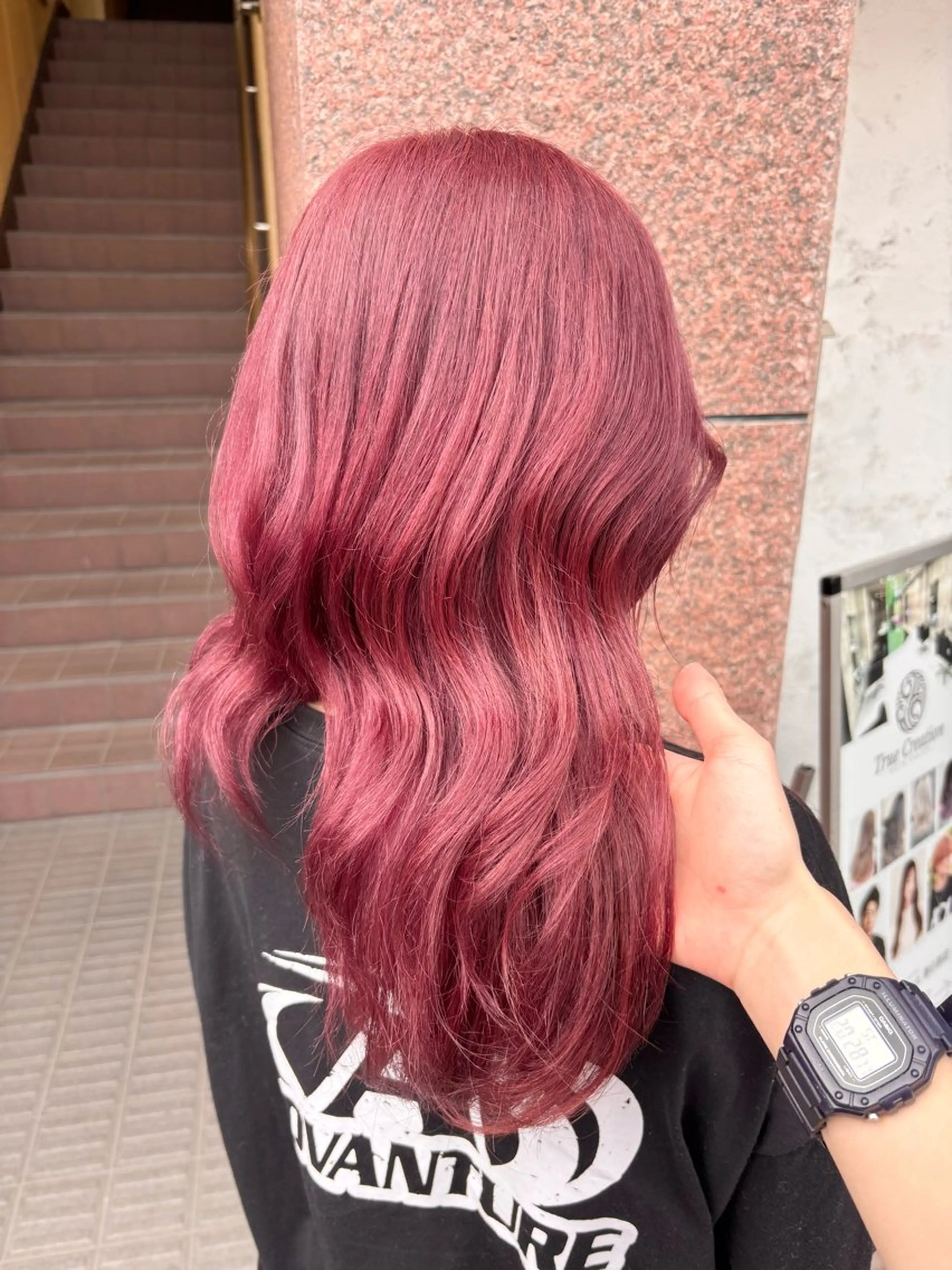 ミディアム カラー ヘアカラー 🥣ケアブリーチカ ラーTakato🥛のヘアスタイル