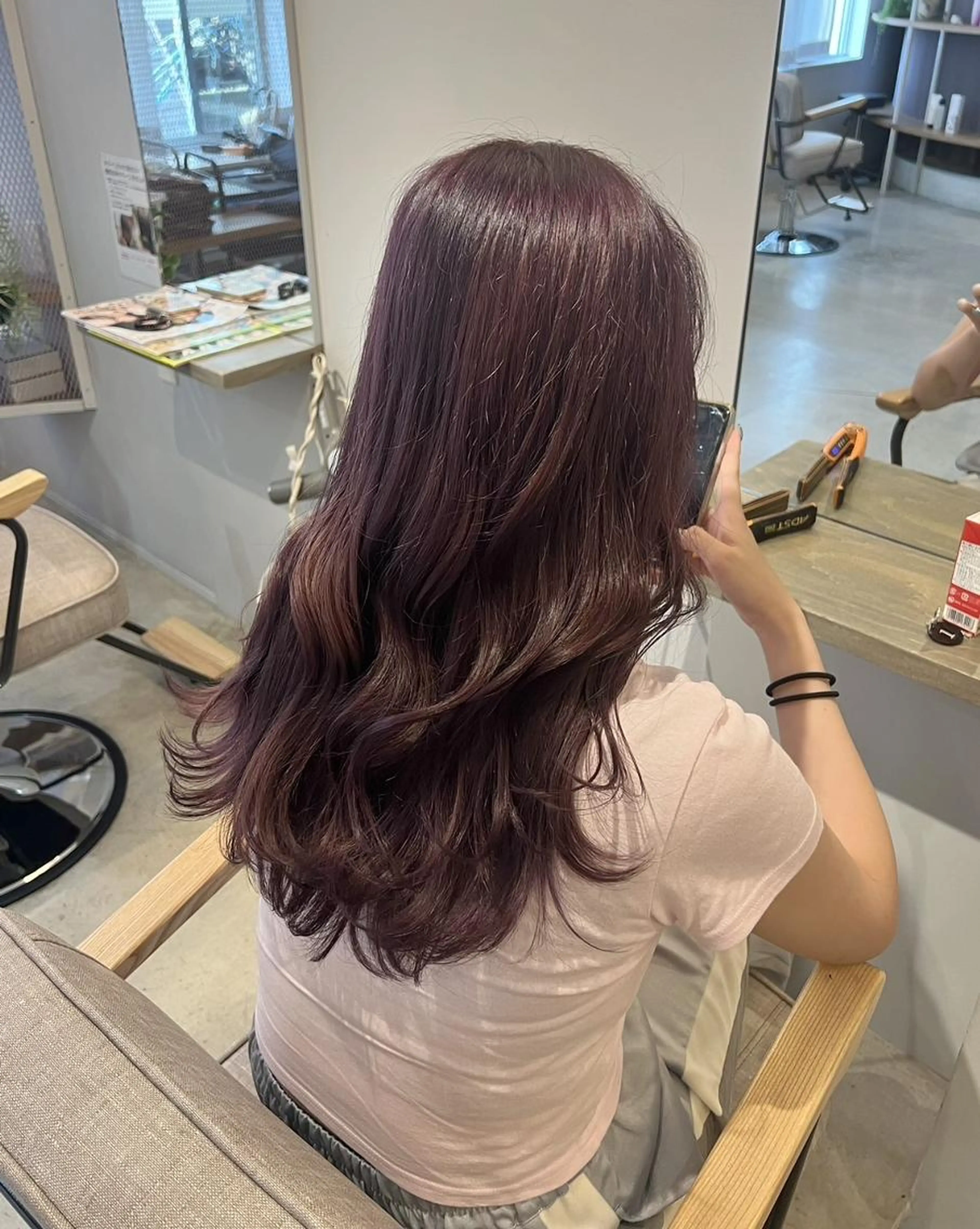 〝当日予約OK〟【人気No.1🥇✨】🫧平日限定クーポン🫧潤ツヤ💖髪質改善カラー+カット＋１ＳＴＥＰトリートメントの写真