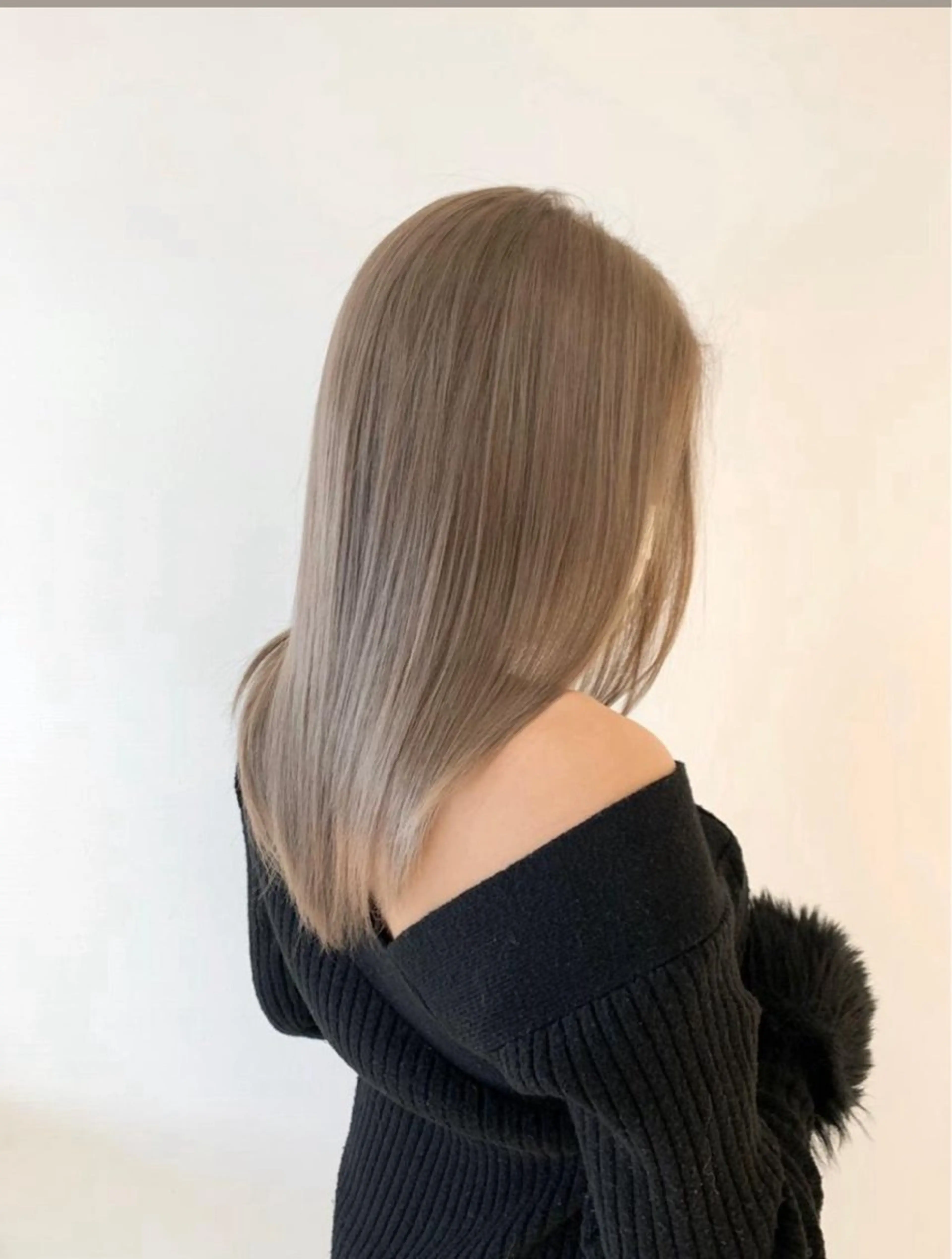 セミロング カラー ハイトーン/髪質改善 /Akuaのヘアスタイル