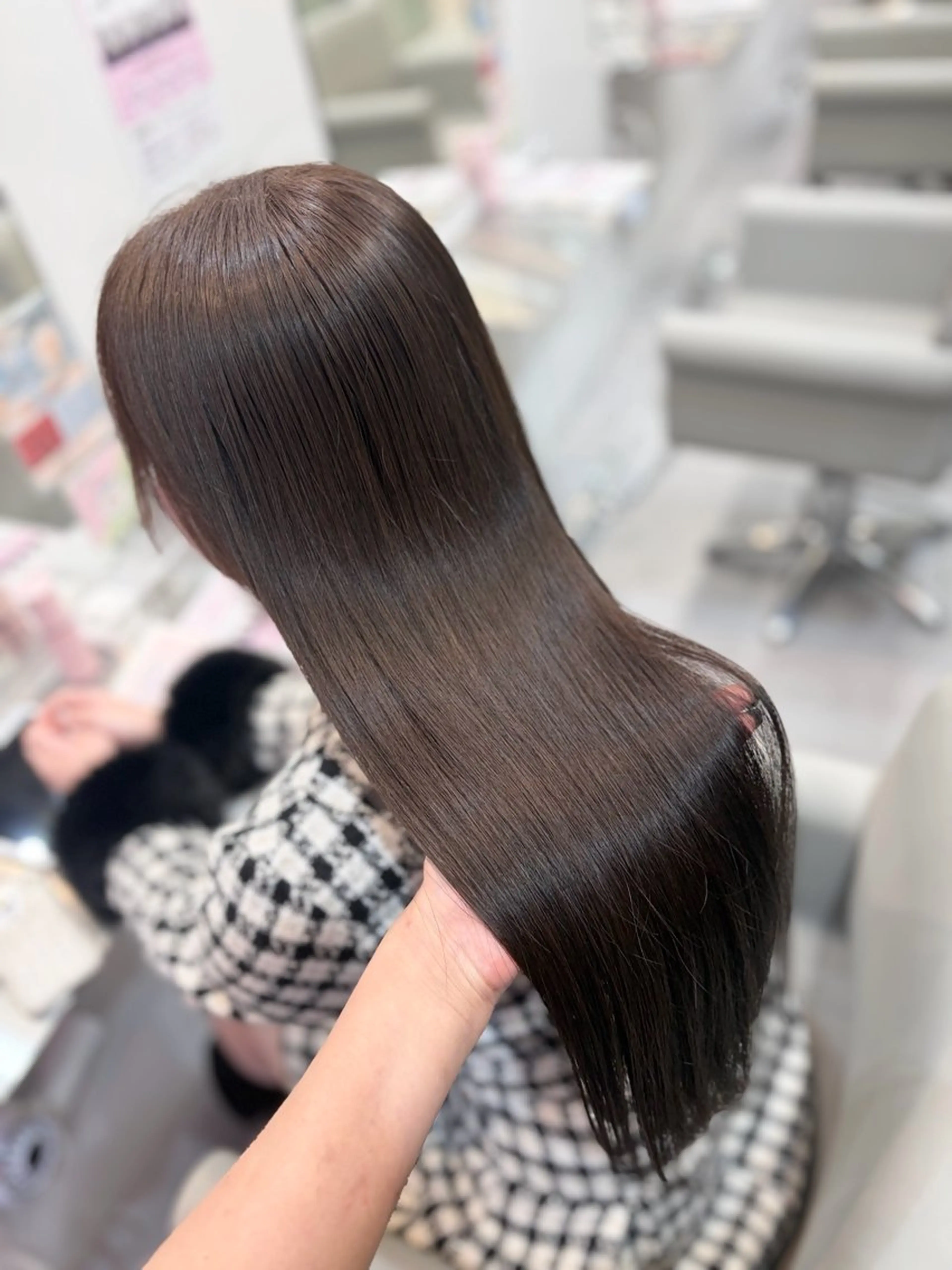 ロング ヘアカラー 顔周りカット/ボブ/ ツヤ髪/coconaのヘアスタイル