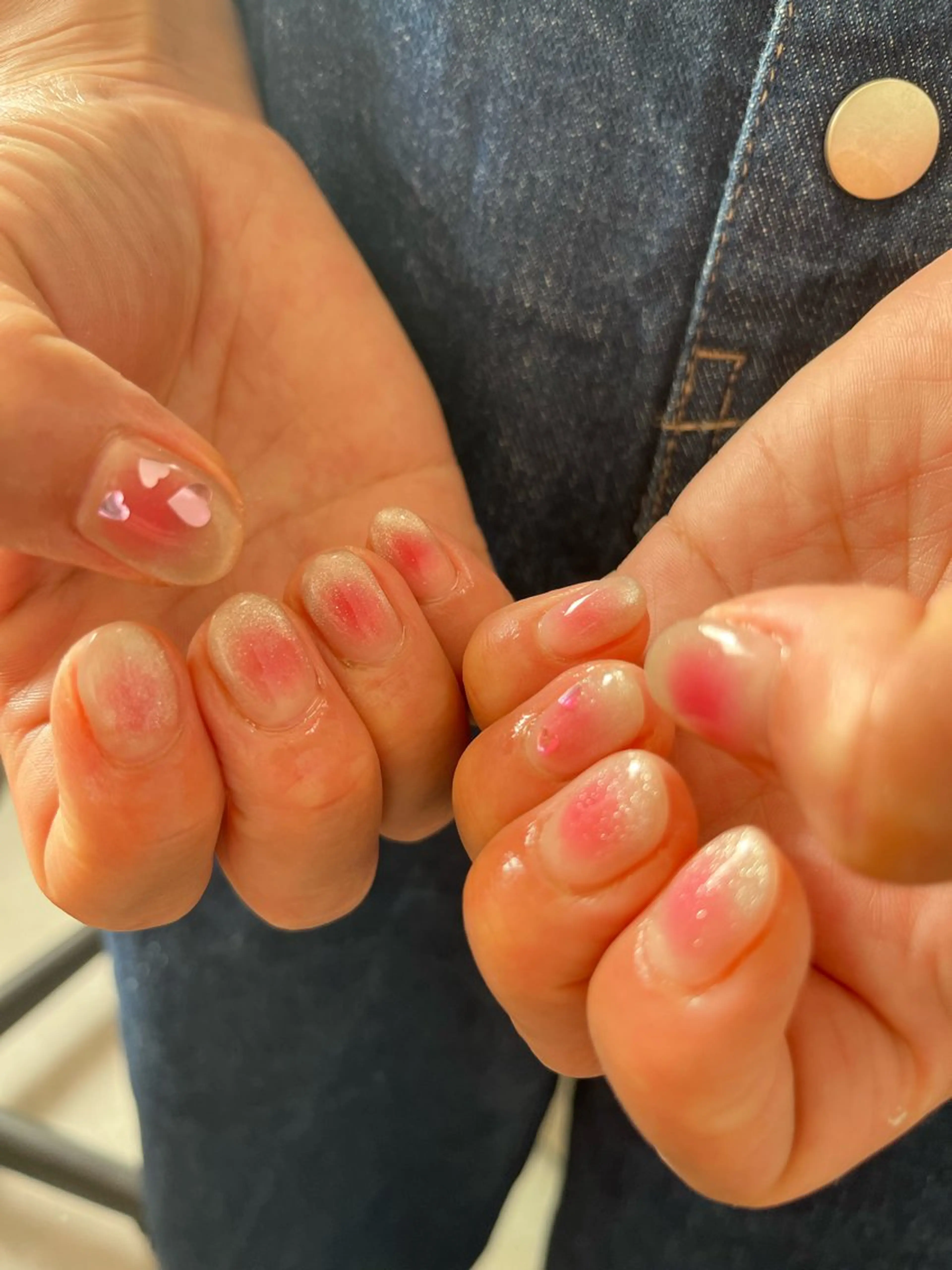 ネイル アートネイル マグネットネイル tamu nail 　金町のネイルデザイン