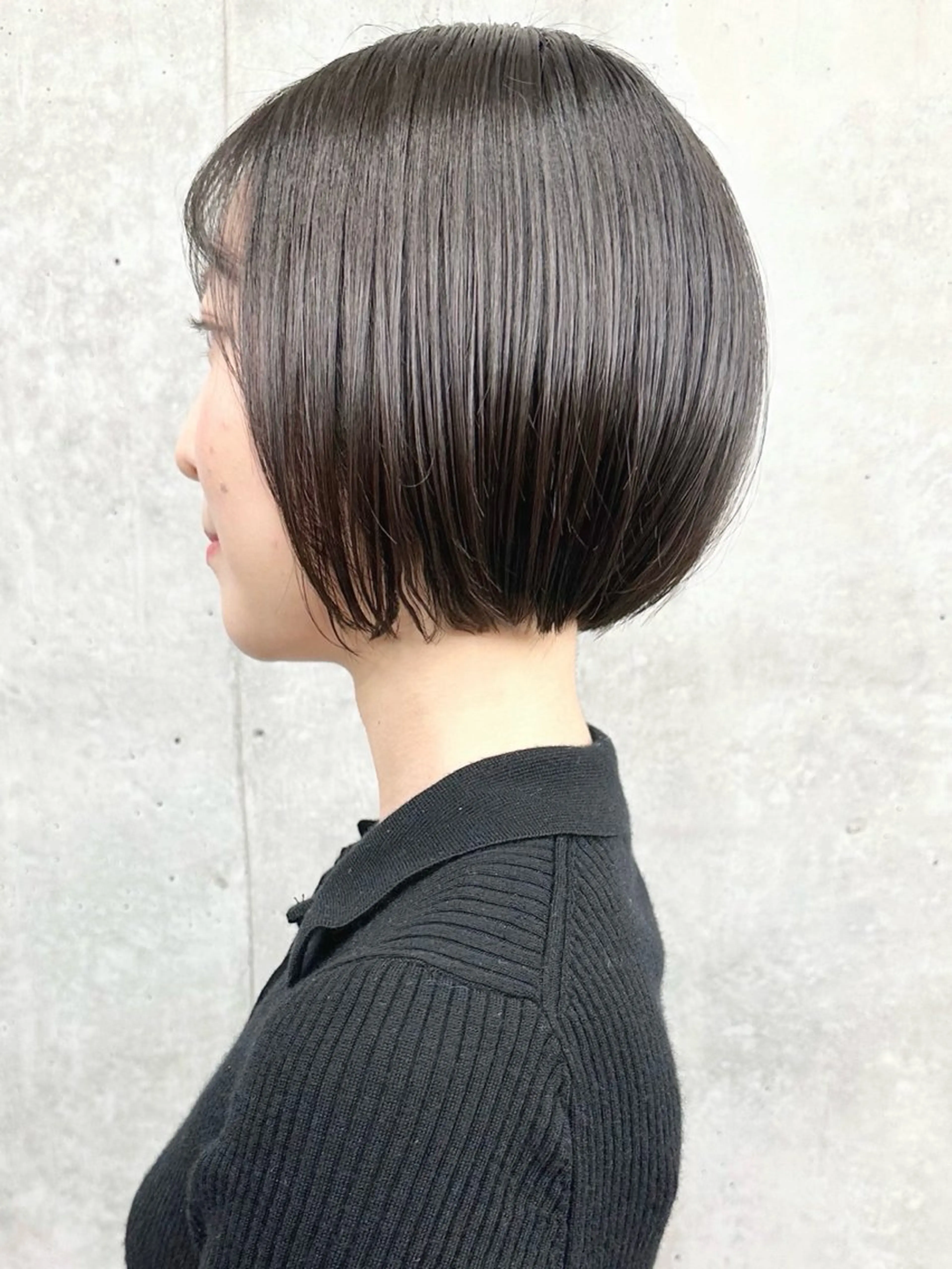 ミディアム 小顔ボブ/お悩み解決 /ボブパーマ/とういのヘアスタイル