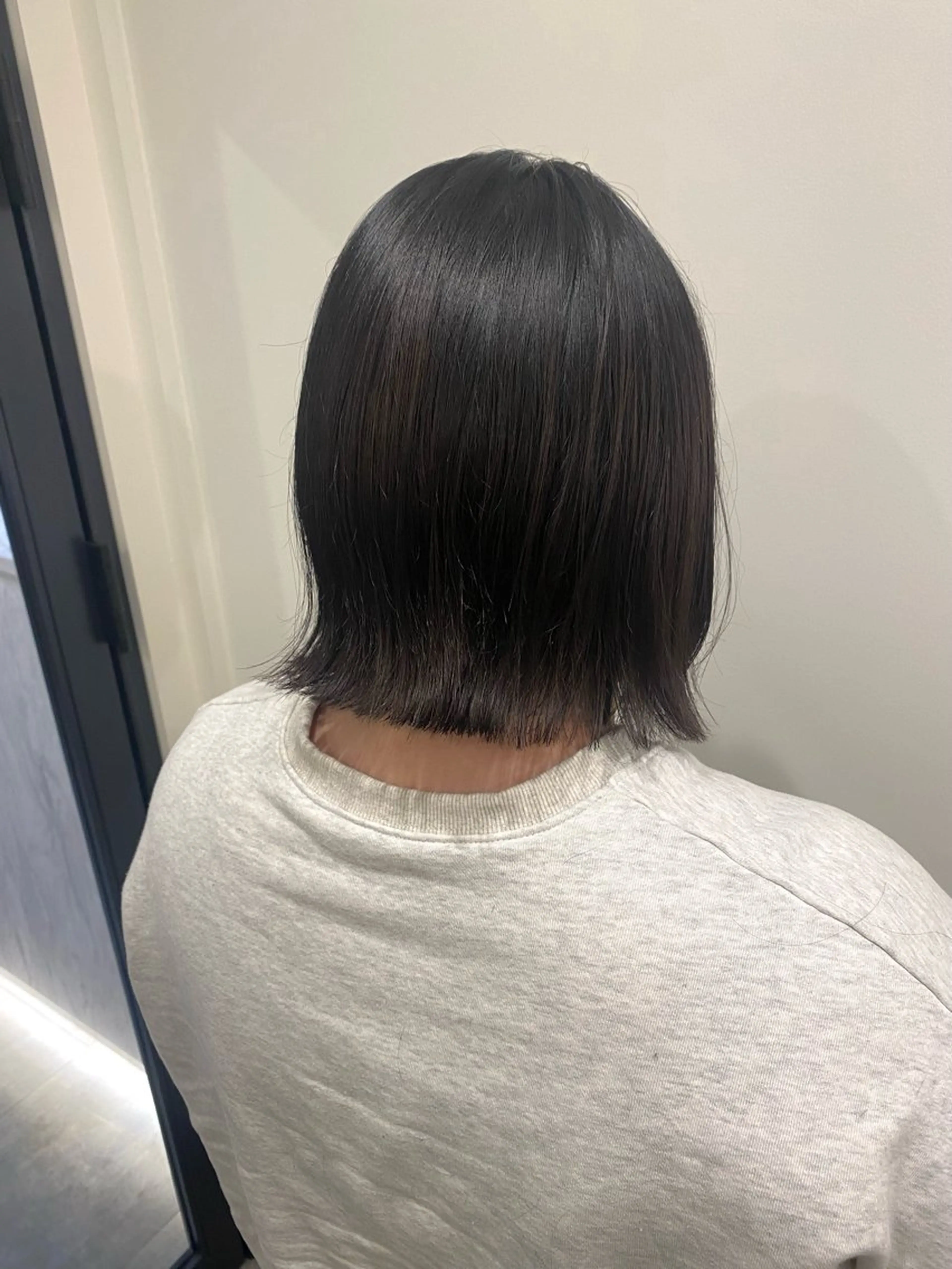 ミディアム 外ハネヘア カット トリートメント 🍑 モモカ🍑のヘアスタイル