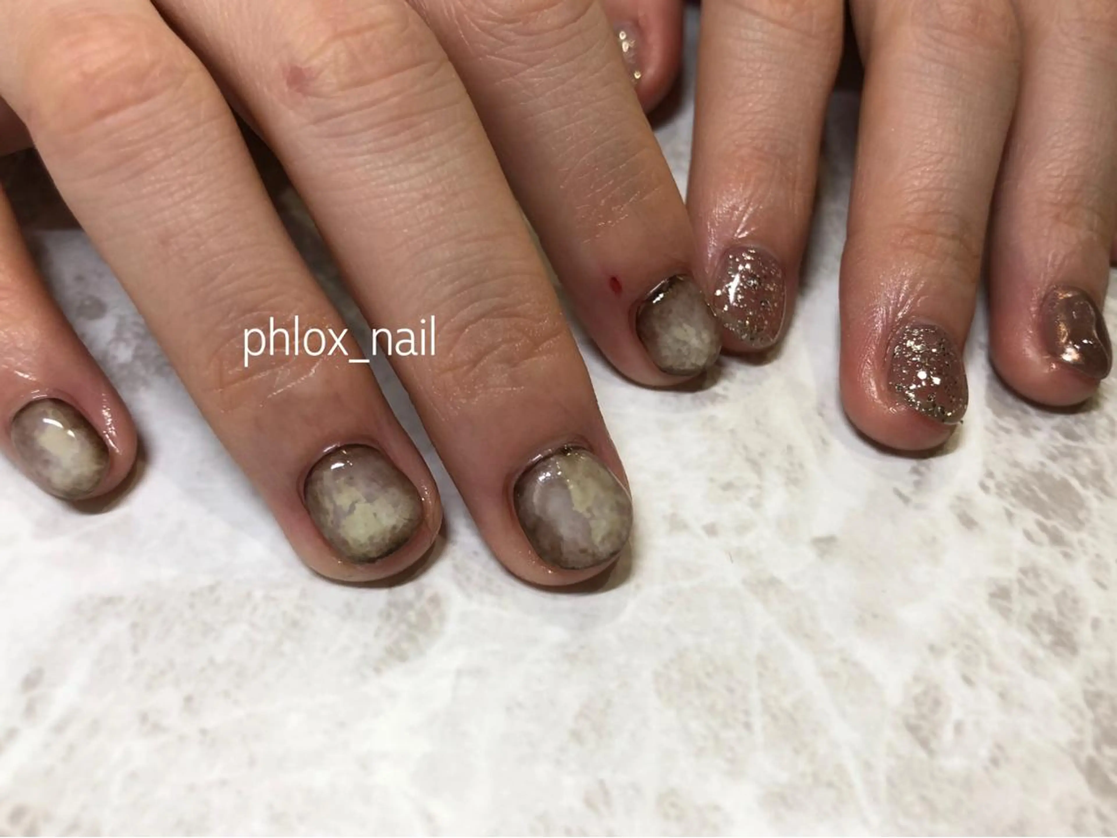 ネイル s/w ＿shokoのネイルデザイン