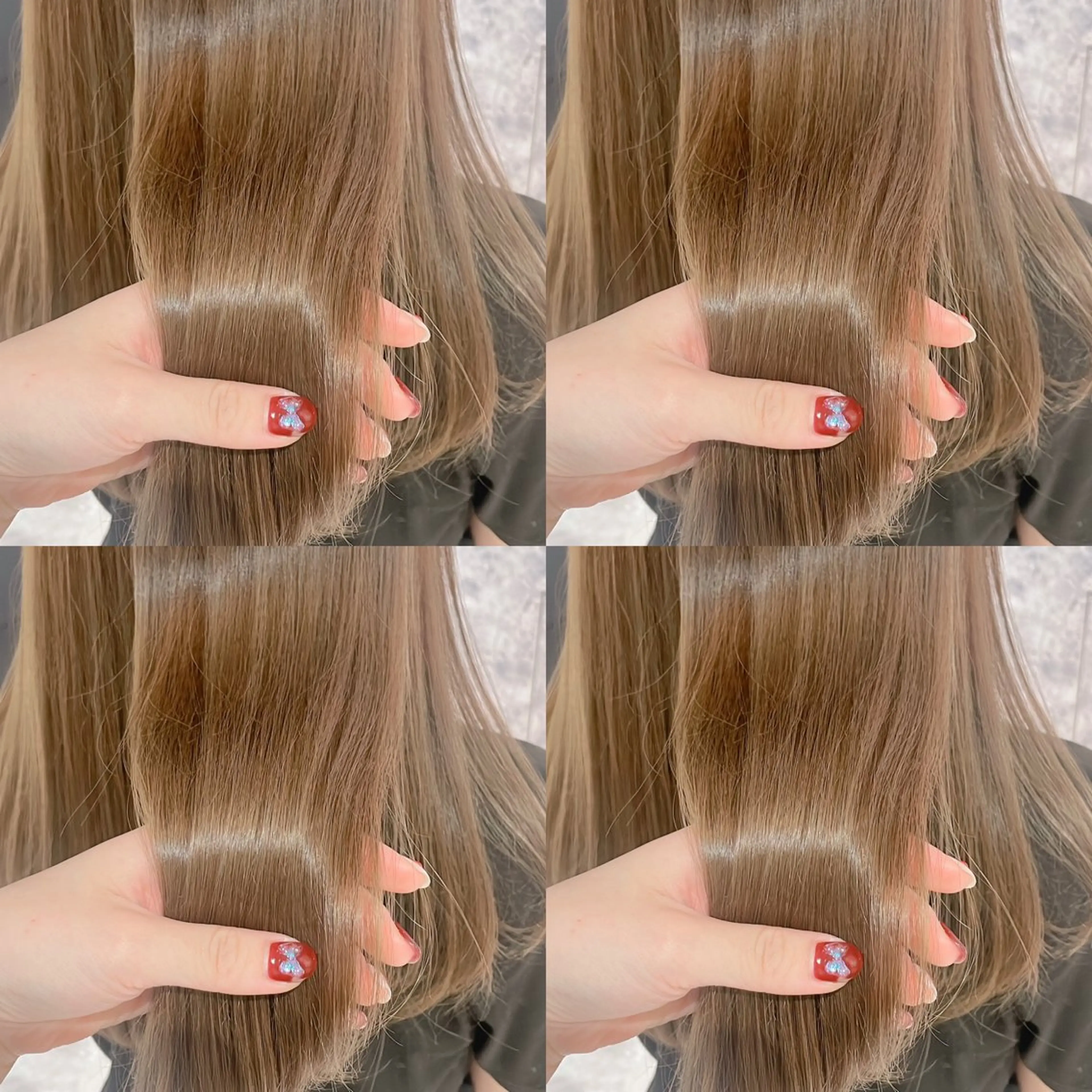 セミロング カラー ヘアカラー トリートメント Minami. 🩵 再現性特化ヘアのヘアスタイル