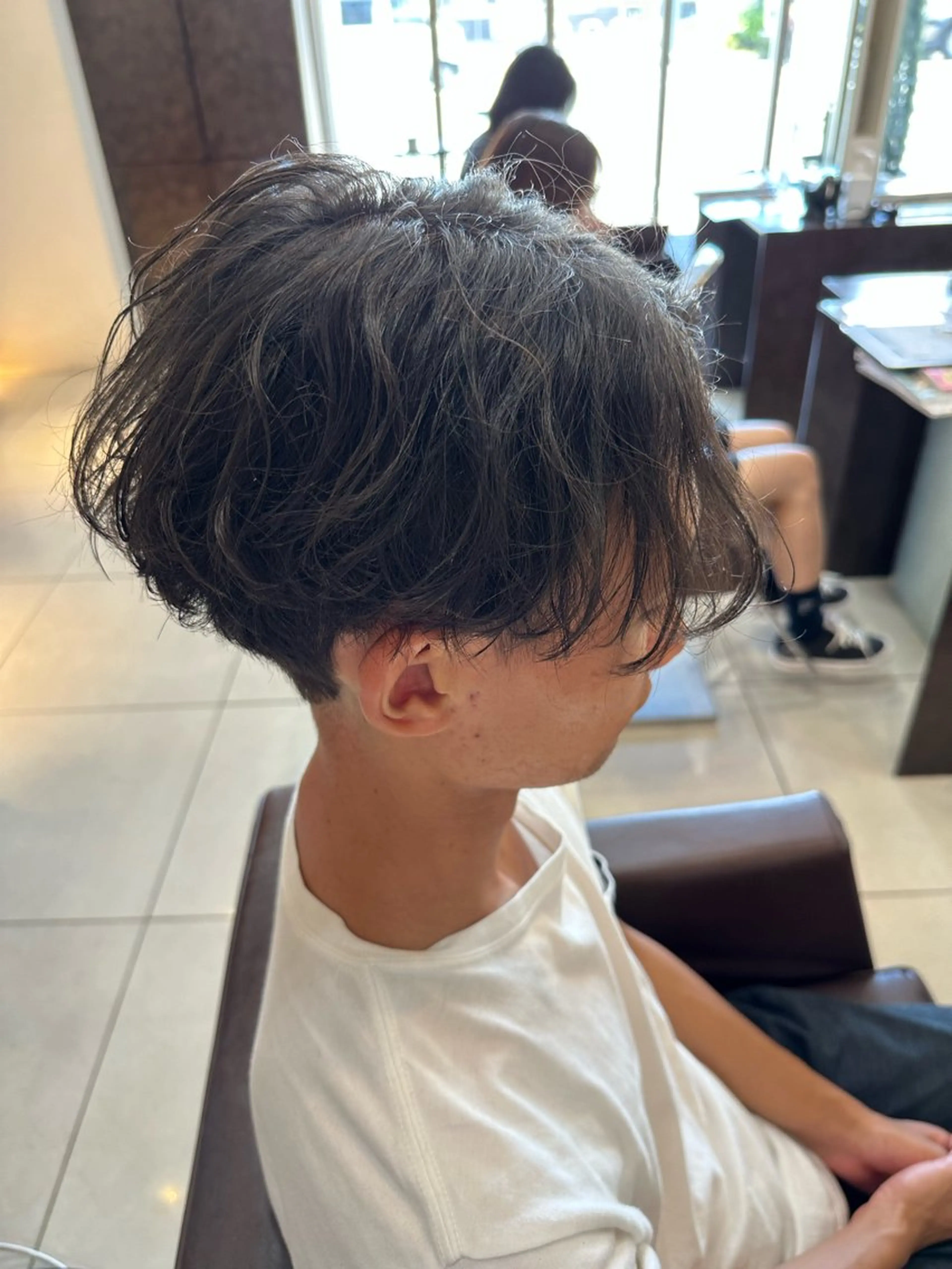 ミディアム パーマ 海外風パーマ 健人のヘアスタイル