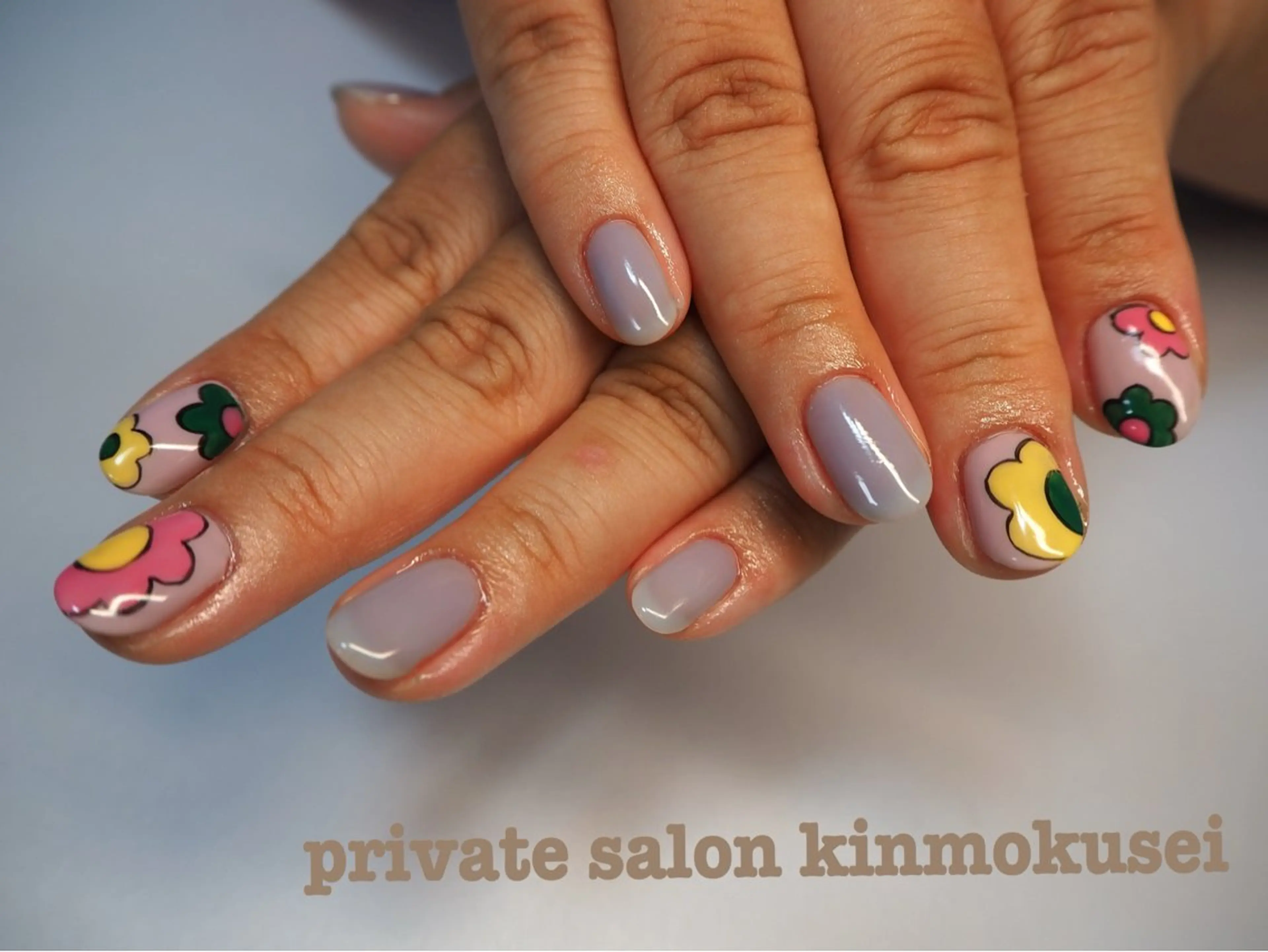 ネイル アートネイル ハンドネイル nail salon kinmokuseiのネイルデザイン